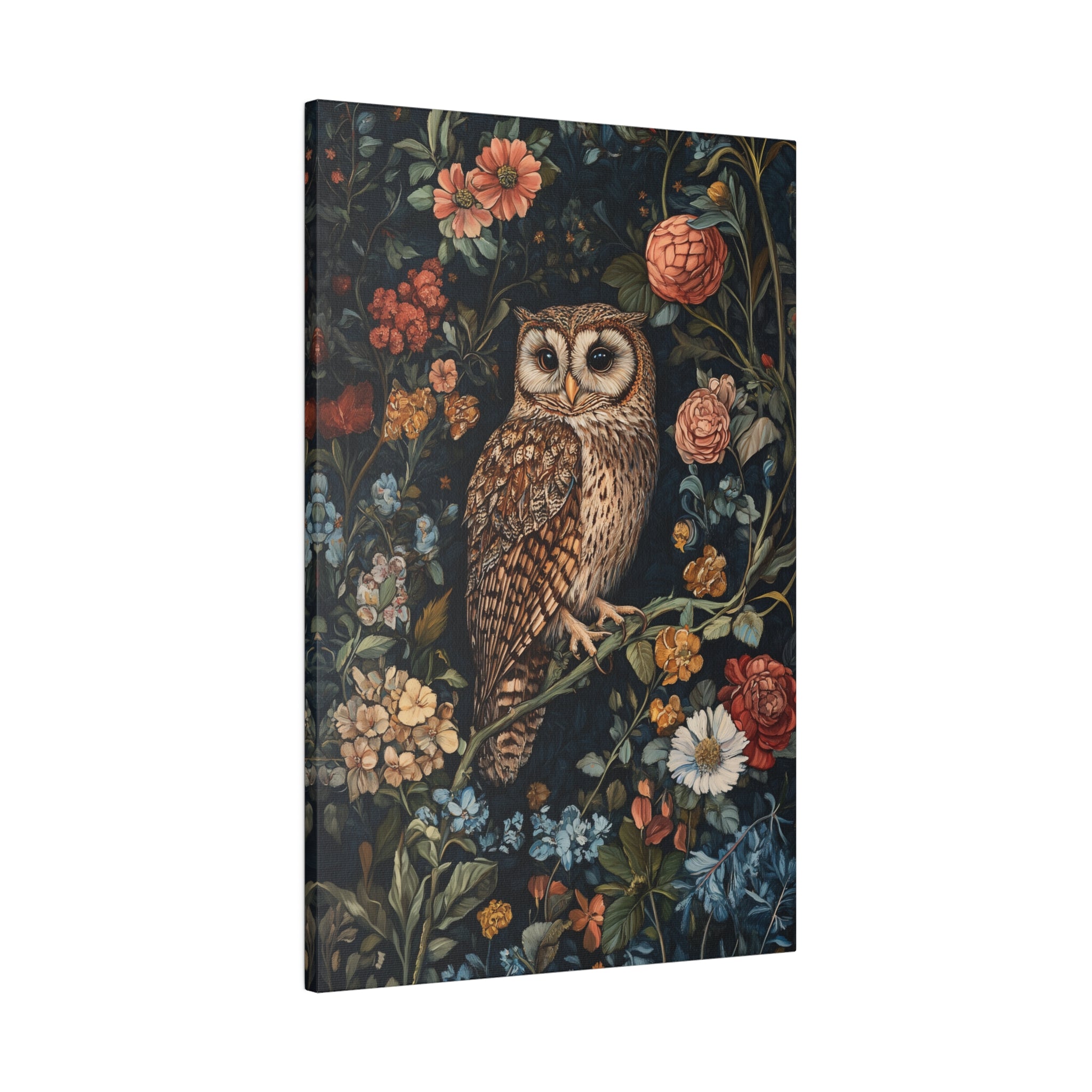.75" Matte Canvas - Guardian of the Floral Night