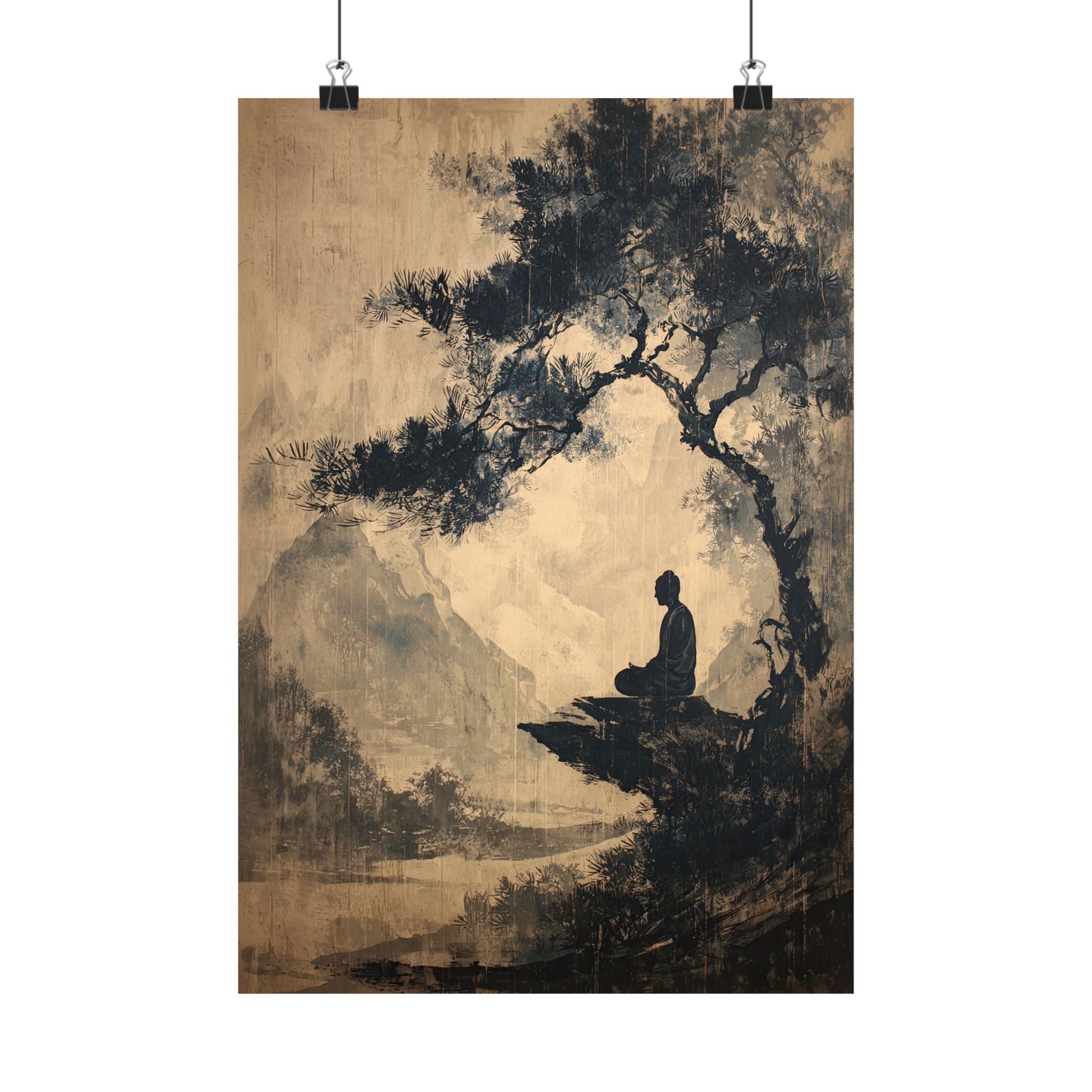 Mountain Tree Zen Silence