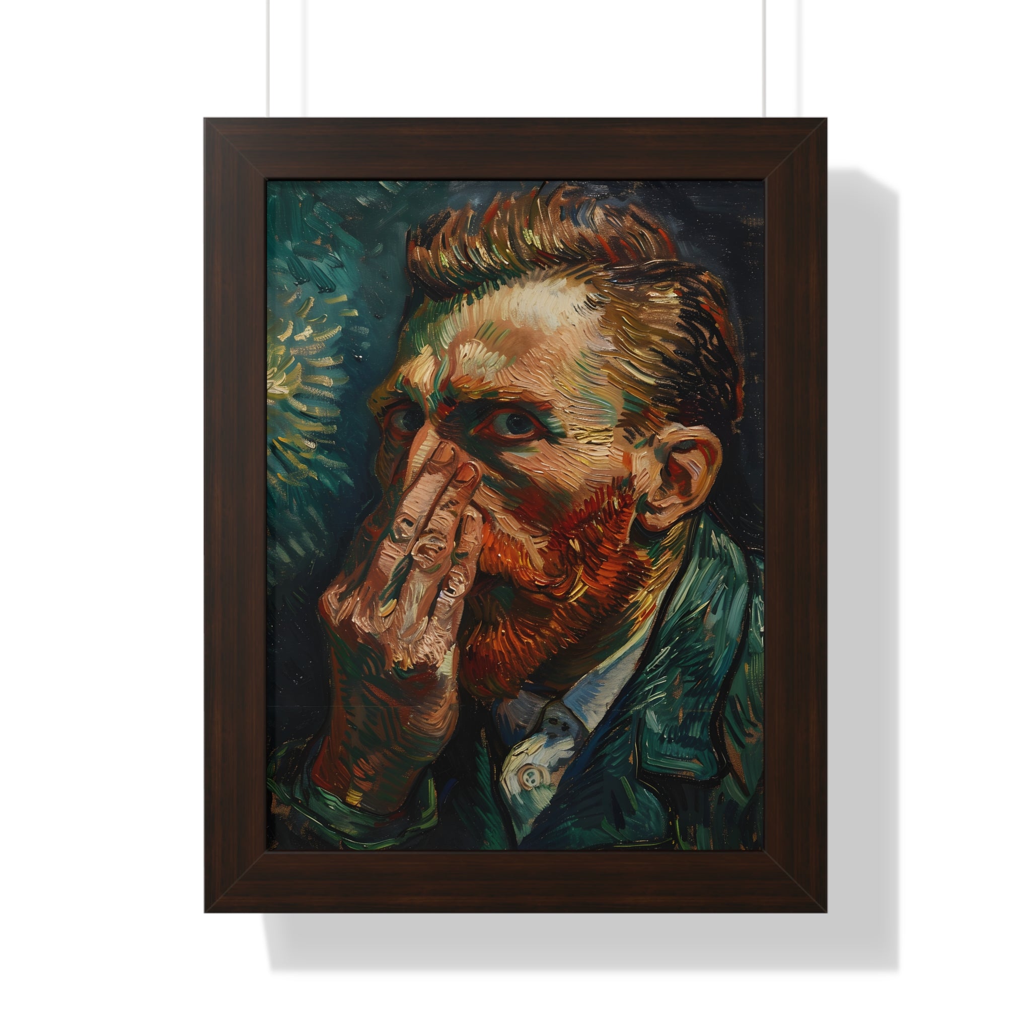 Framed Paper Print - Van Gogh Stinky Glare