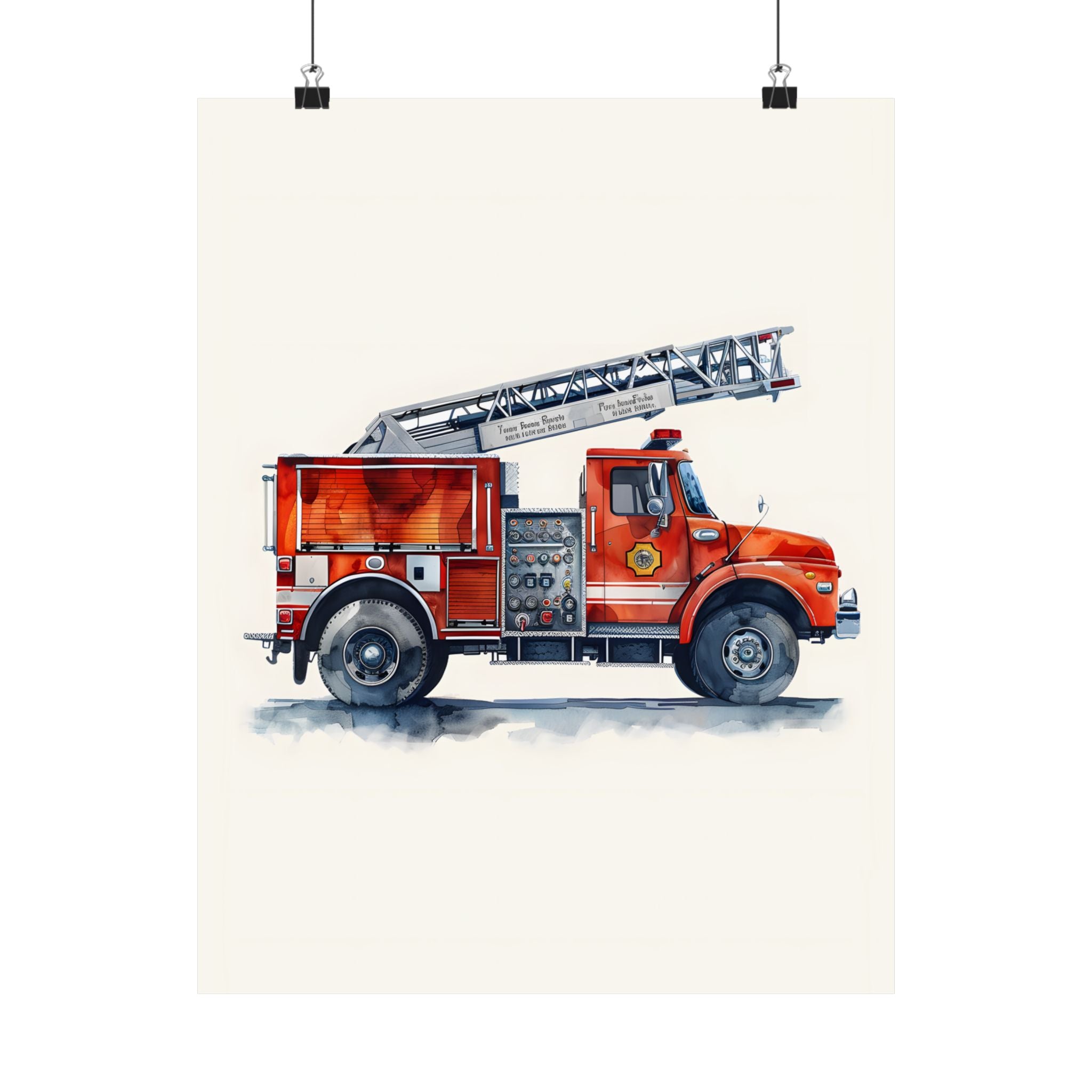 Ladder Firetruck Nursery