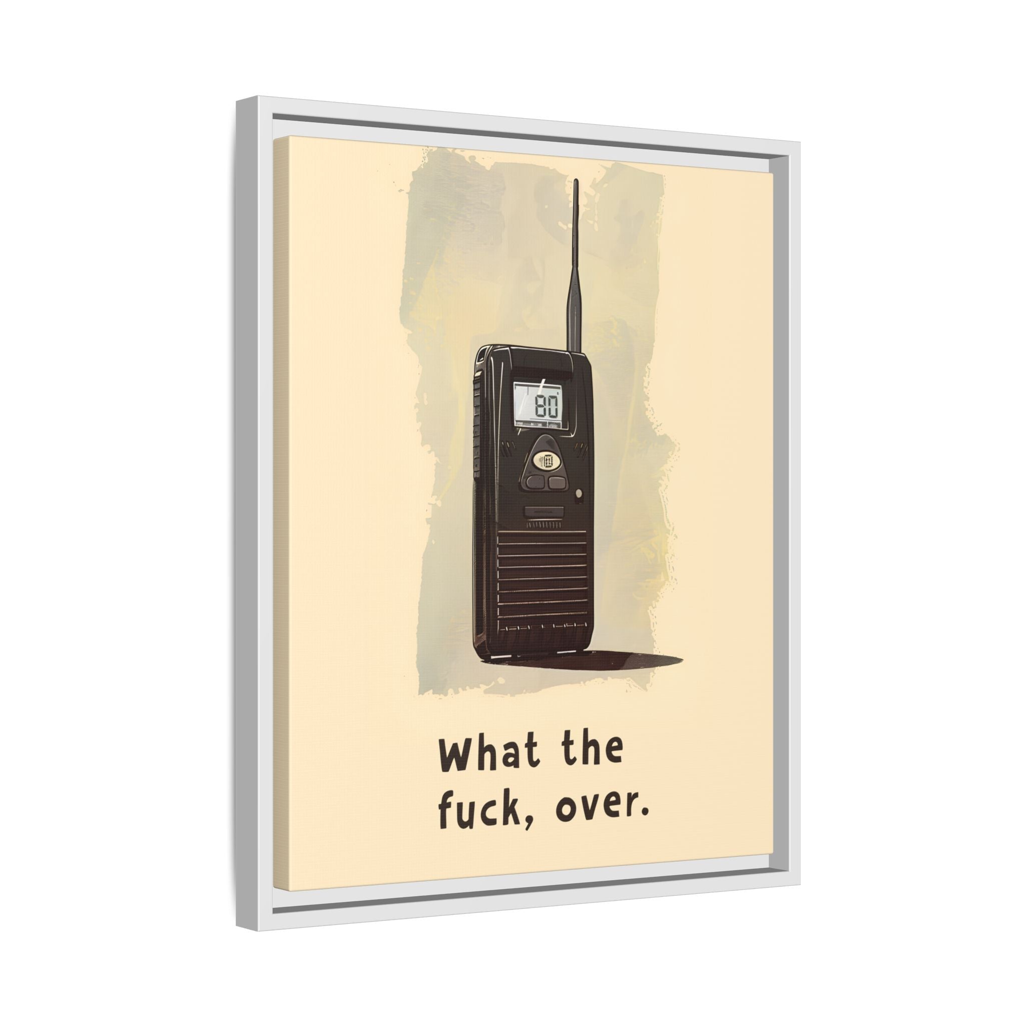 Framed Canvas - Walkie Talkie WTF Moment