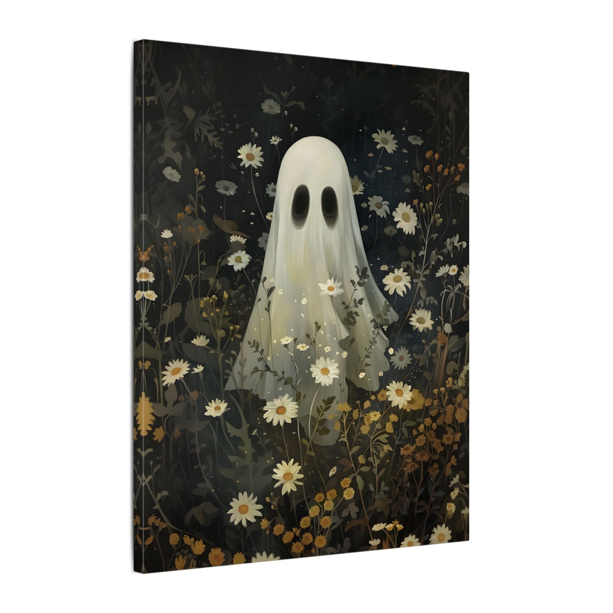 .75" Matte Canvas - Daisy Meadow Ghost