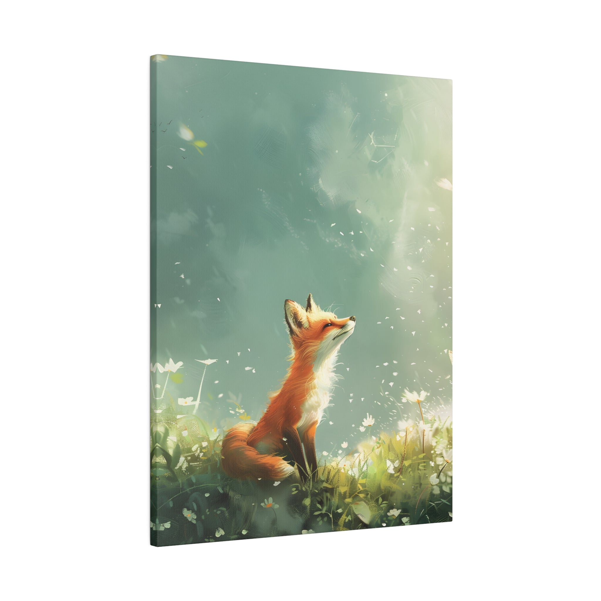 .75" Matte Canvas - Dandelion Fox Wonder