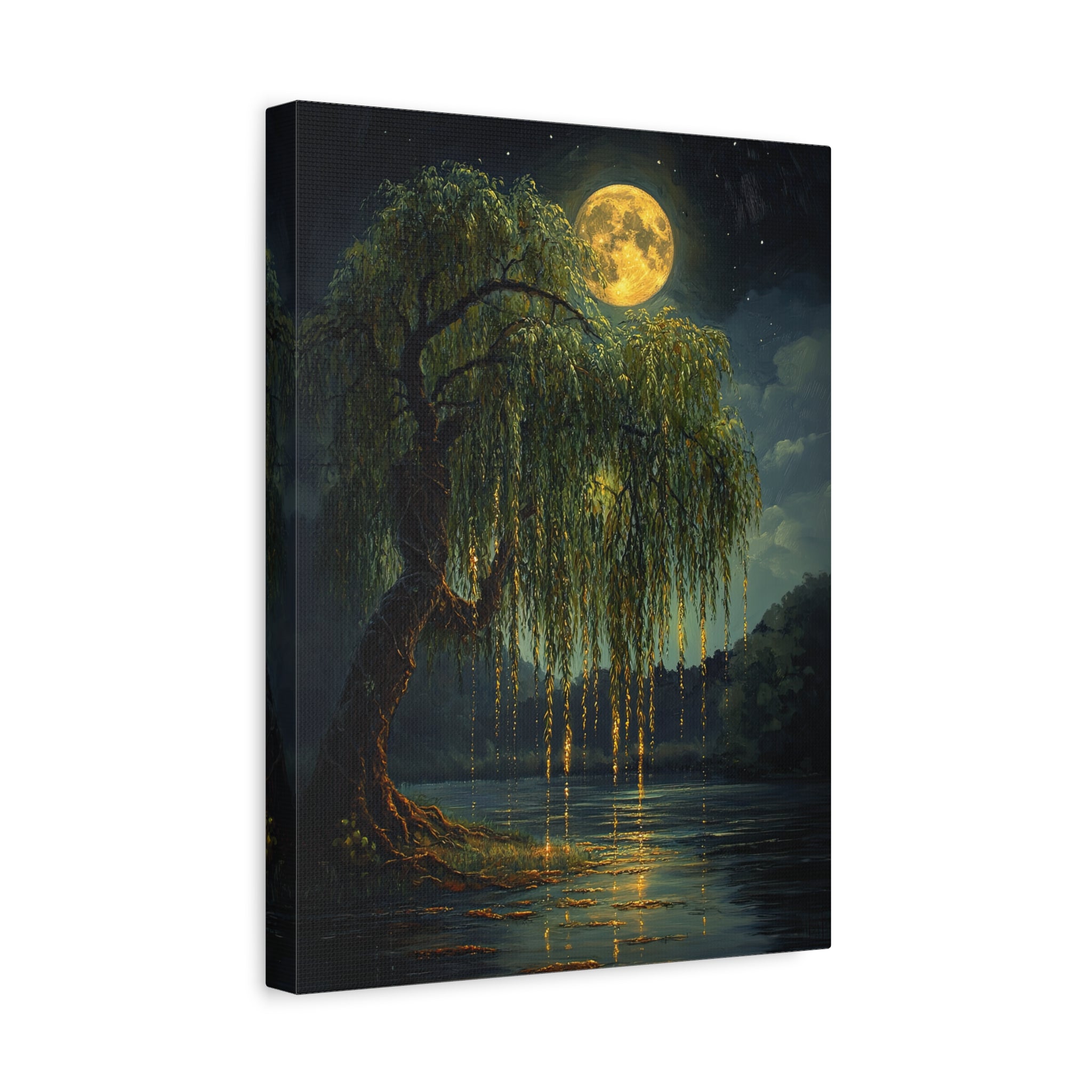 1.25" Matte Canvas - Moonlit Willow Glow