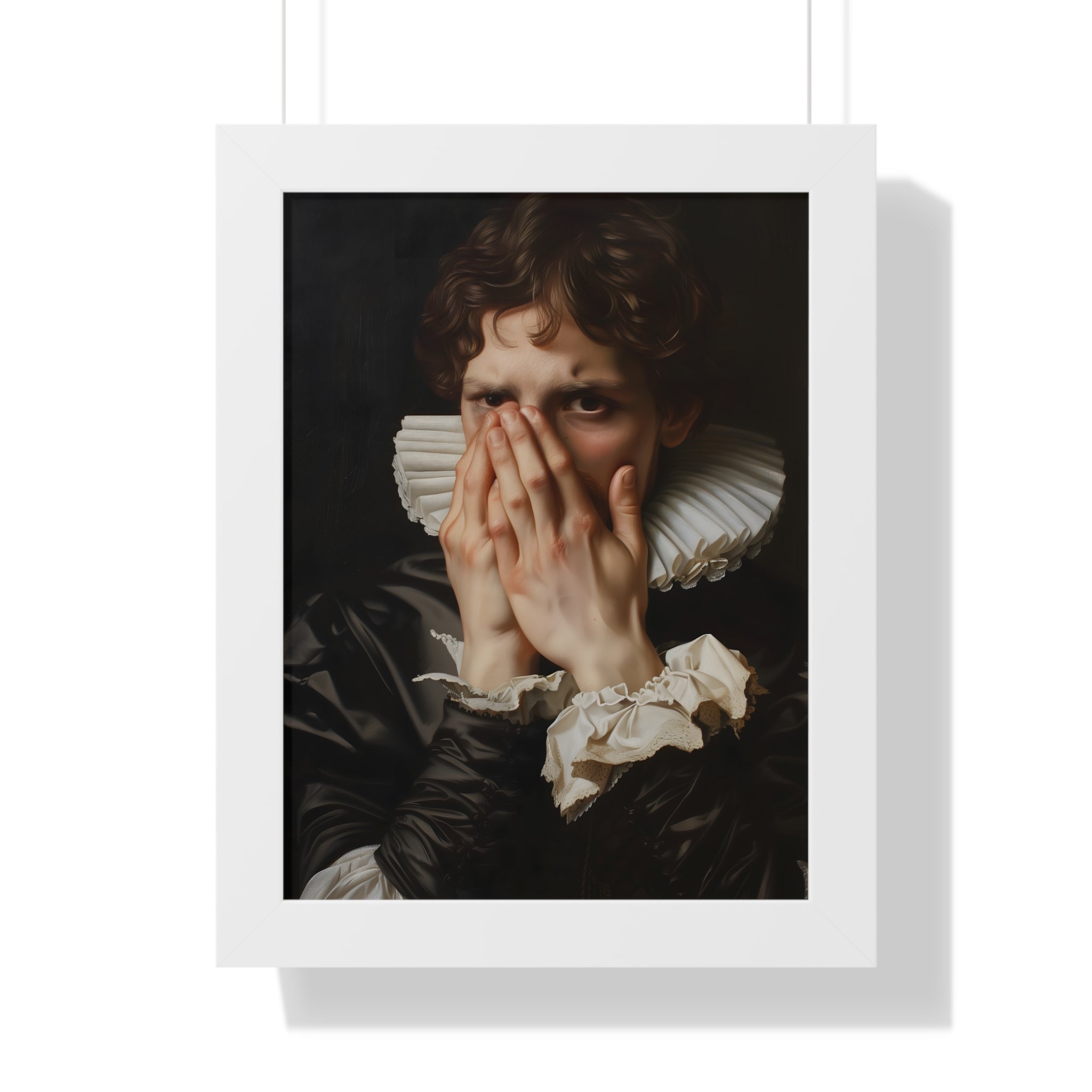 Framed Paper Print - The Foul Flush Reaction