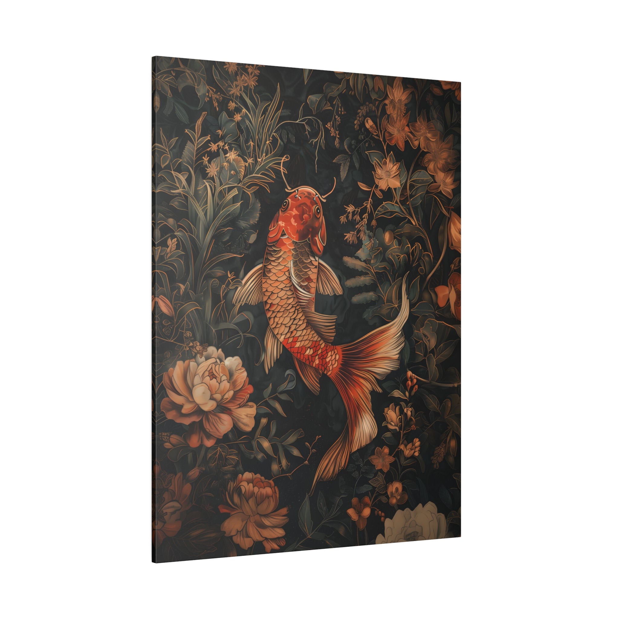.75" Matte Canvas - Enchanted Koi Garden
