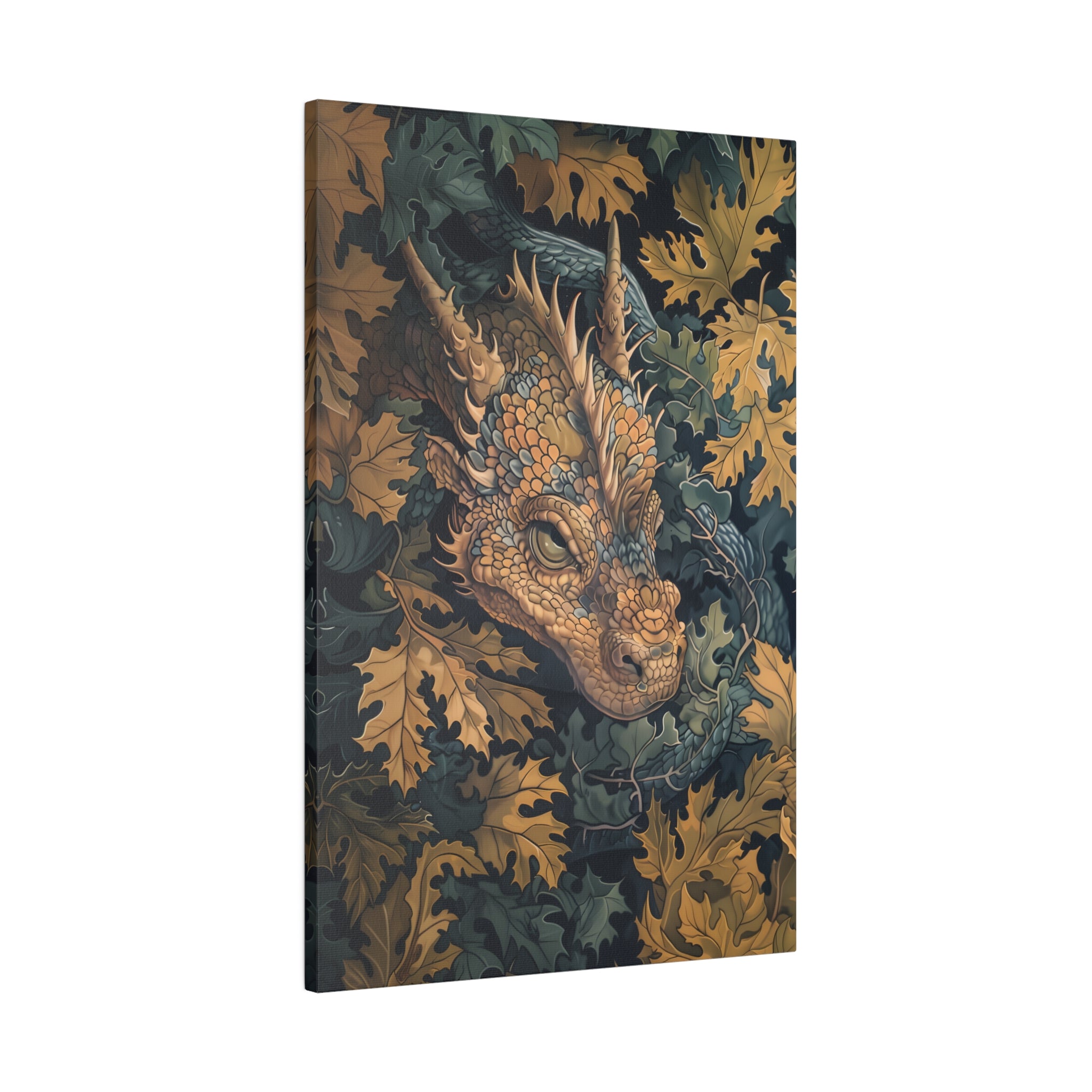 .75" Matte Canvas - Enchanted Forest Dragon