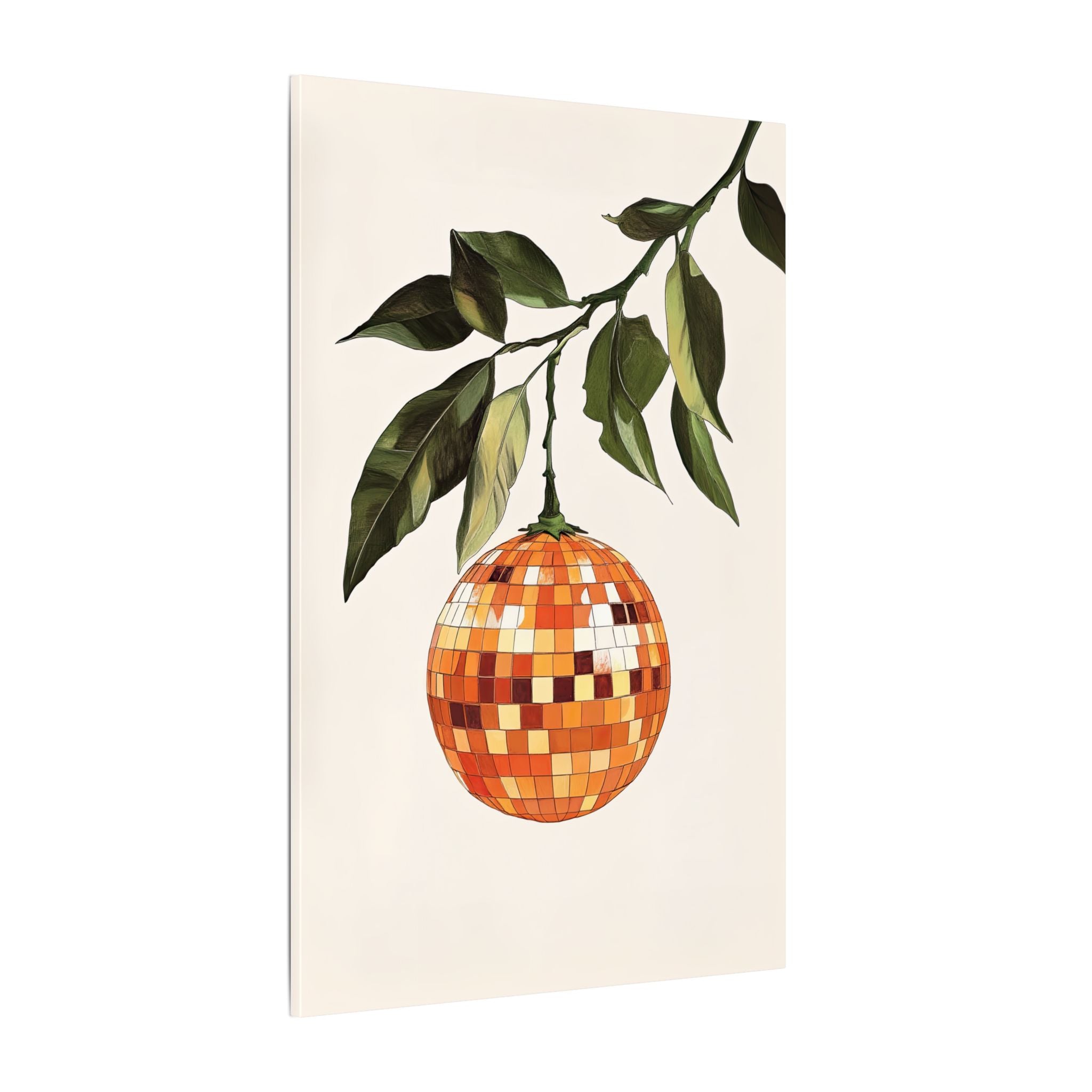 .75" Matte Canvas - Citrus Disco Glow Drop