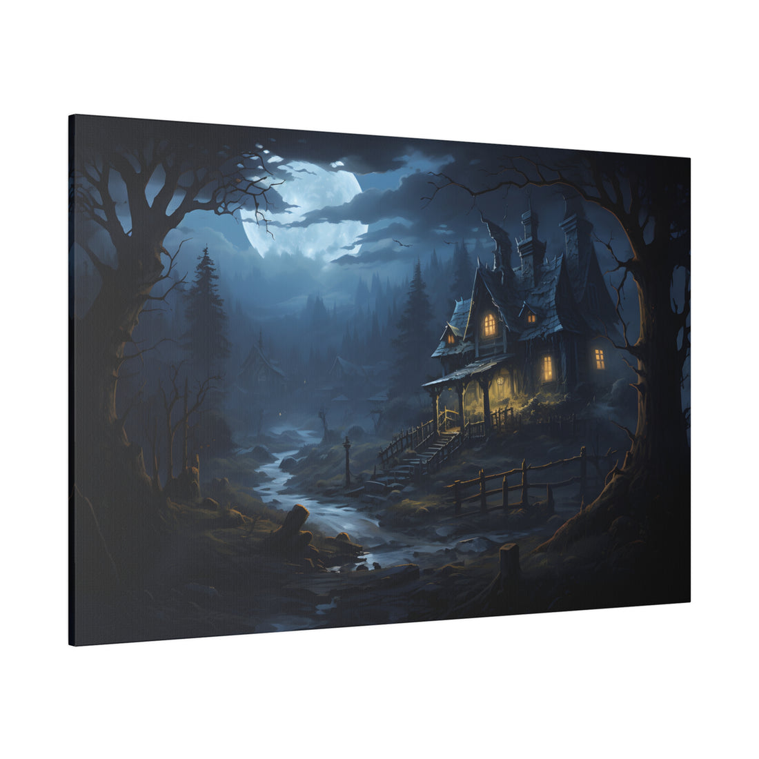 .75" Matte Canvas - Moonlit Whispers of Whimsigoth