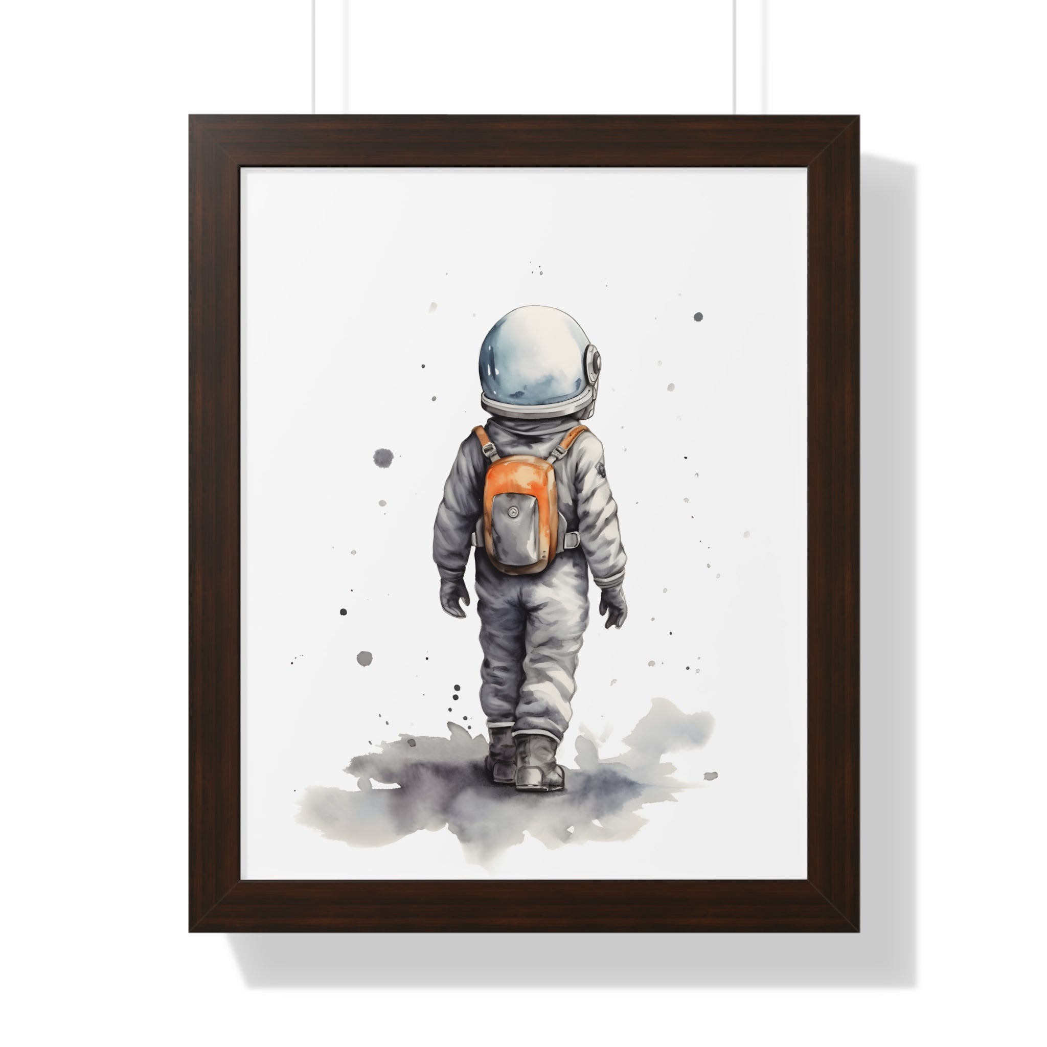 Framed Paper Print - Backpack to the Stars