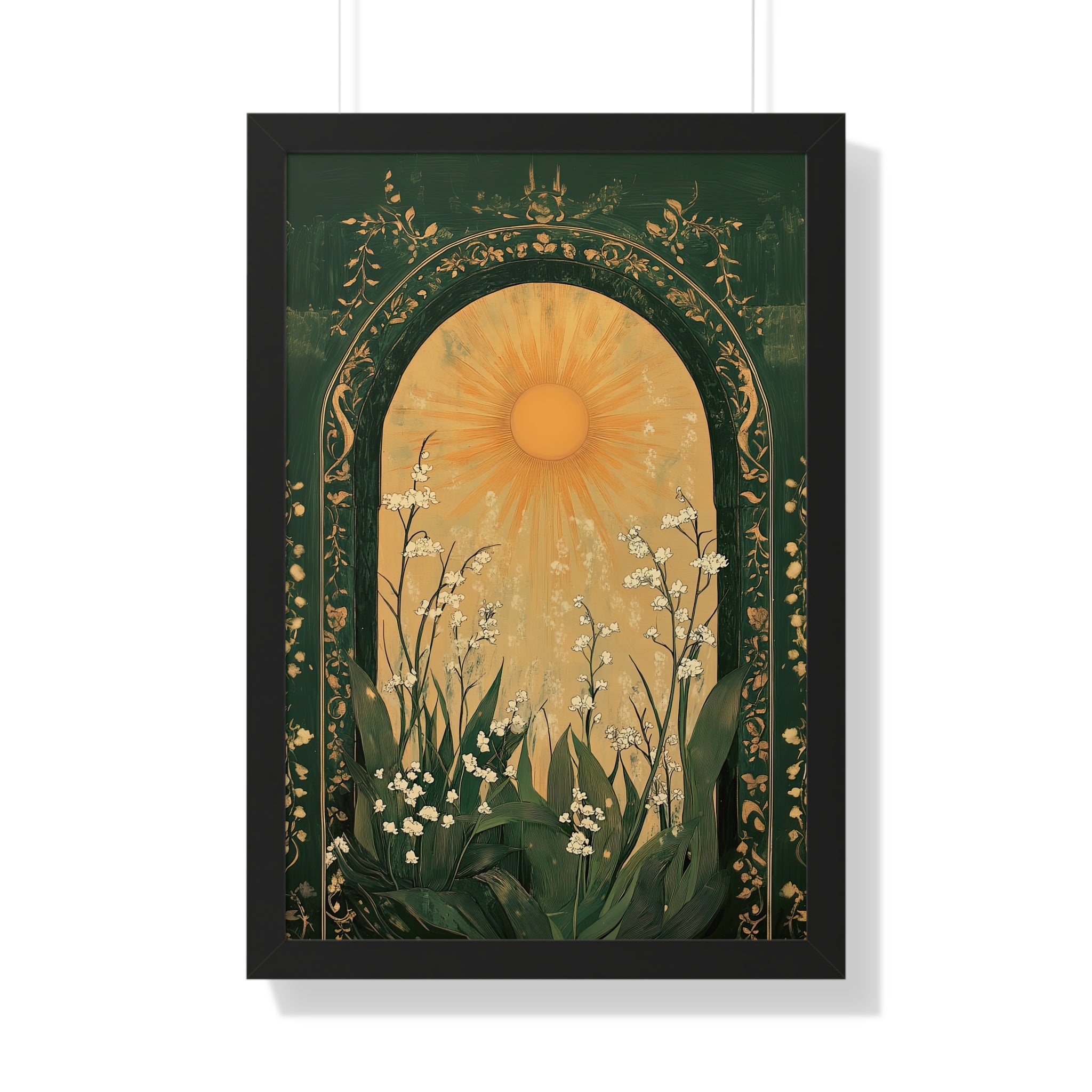 Framed Paper Print - Lily of the Valley Archway