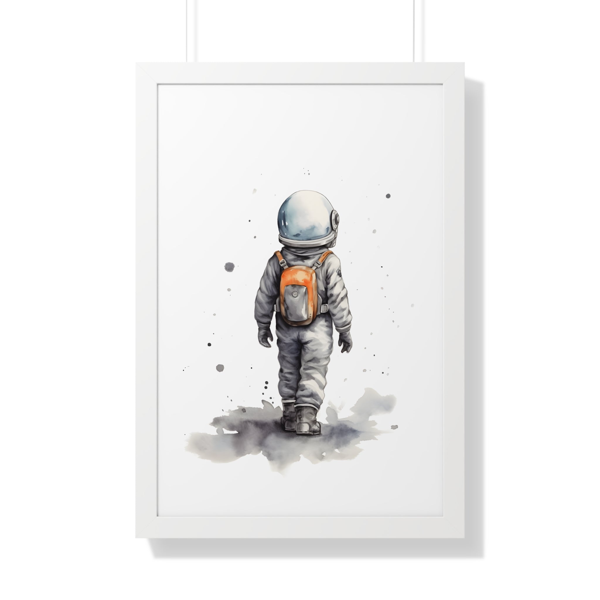 Framed Paper Print - Backpack to the Stars