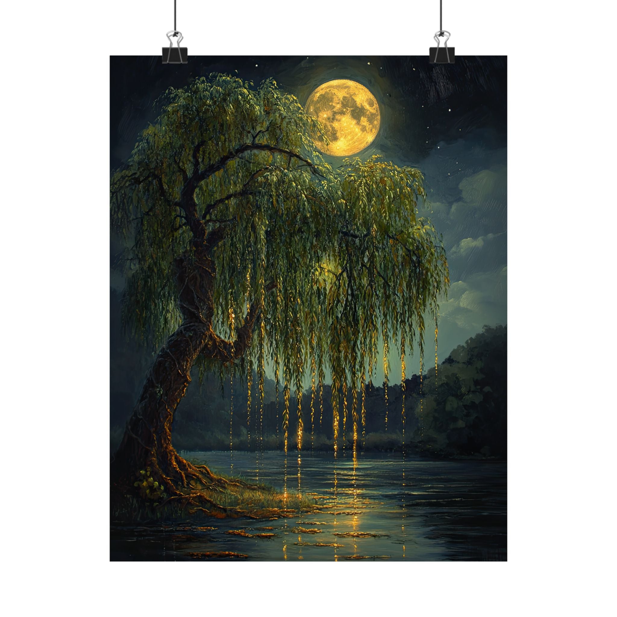 Moonlit Willow Glow