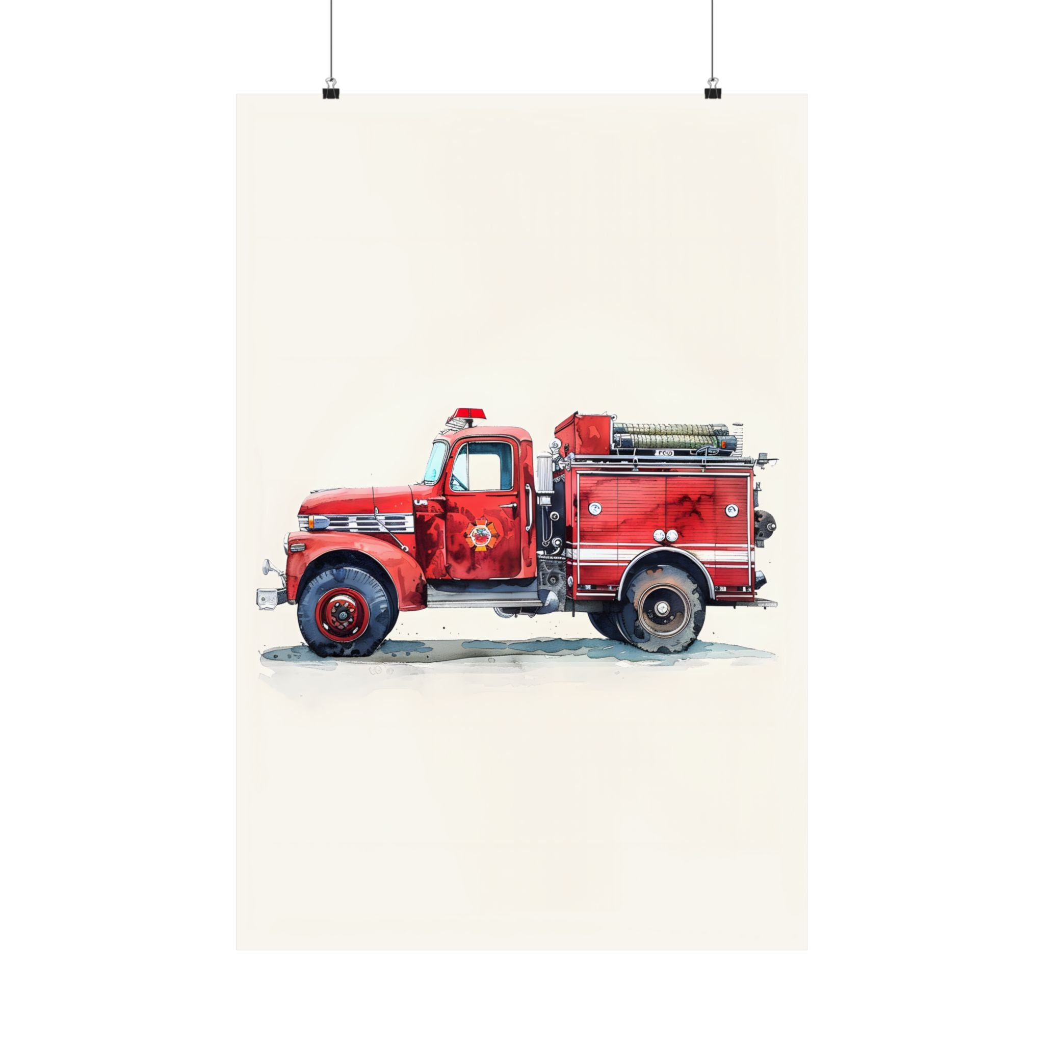 Vintage Firetruck Nursery