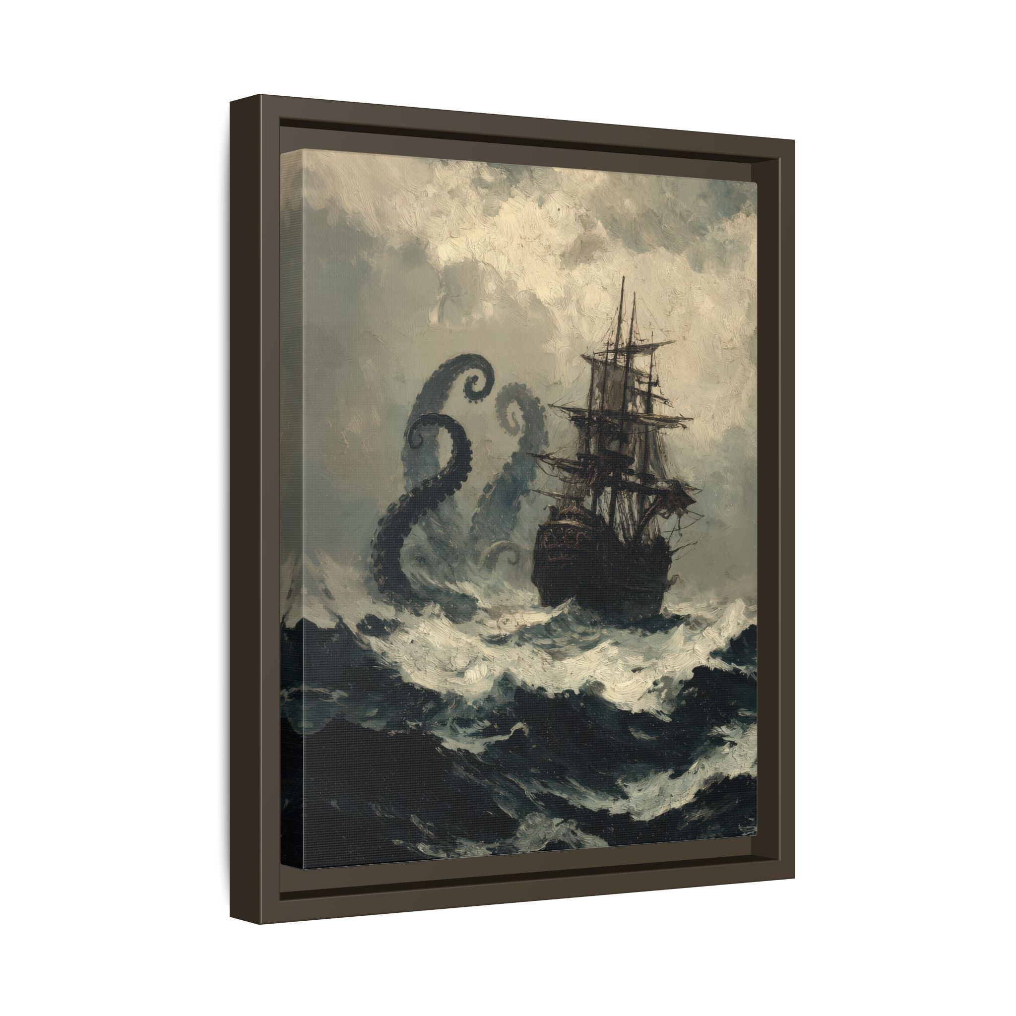 Framed Canvas - Into the Kraken’s Wake