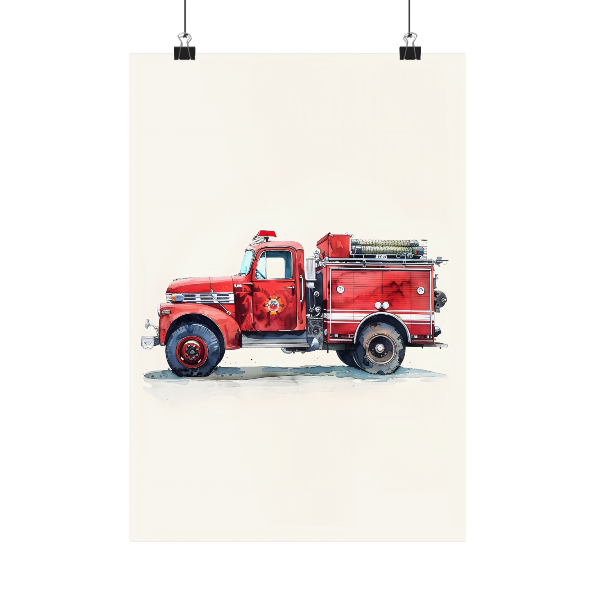 Vintage Firetruck Nursery