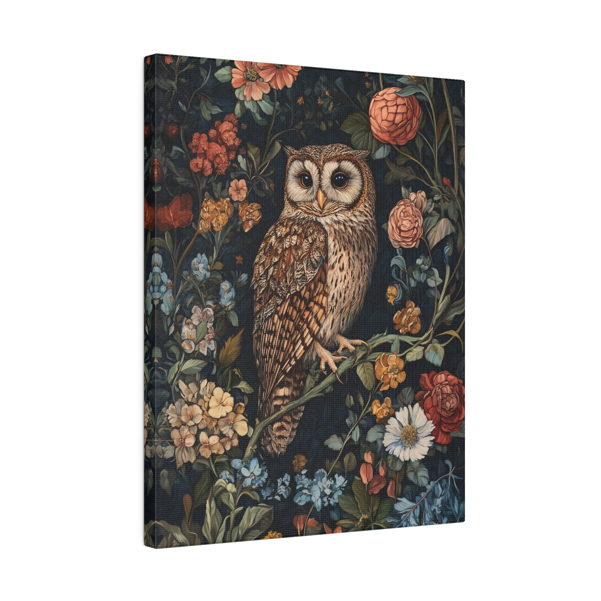 .75" Matte Canvas - Guardian of the Floral Night