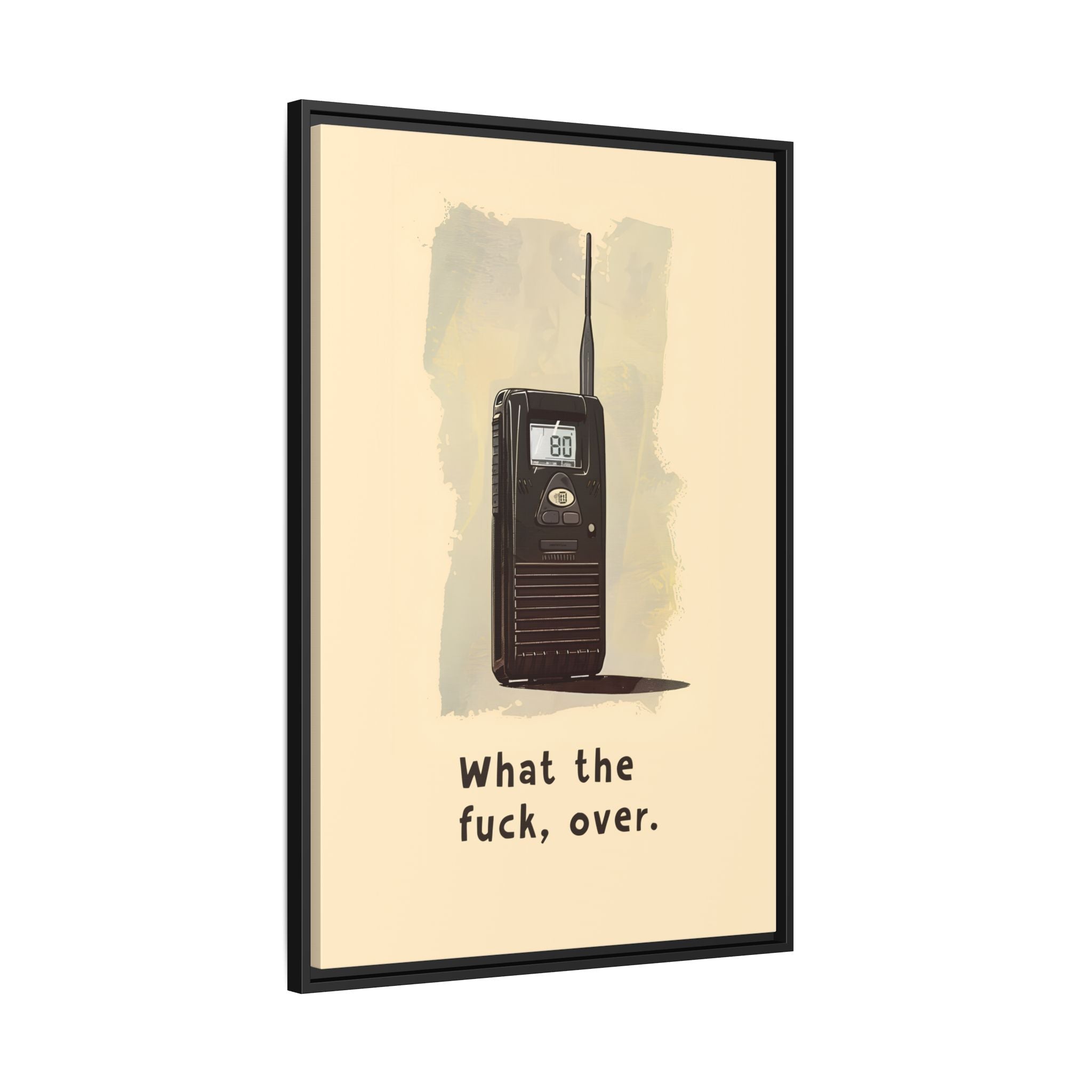 Framed Canvas - Walkie Talkie WTF Moment