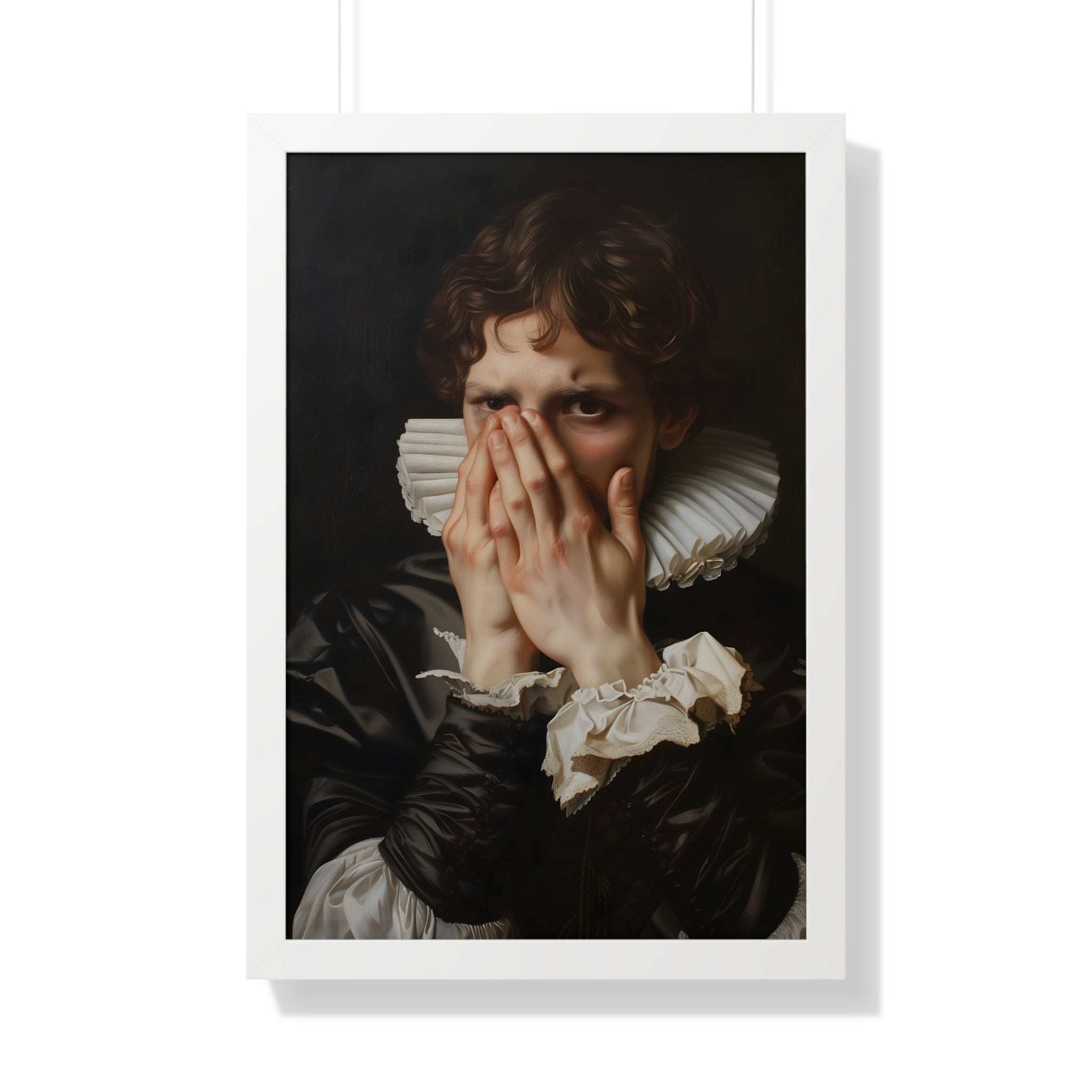 Framed Paper Print - The Foul Flush Reaction