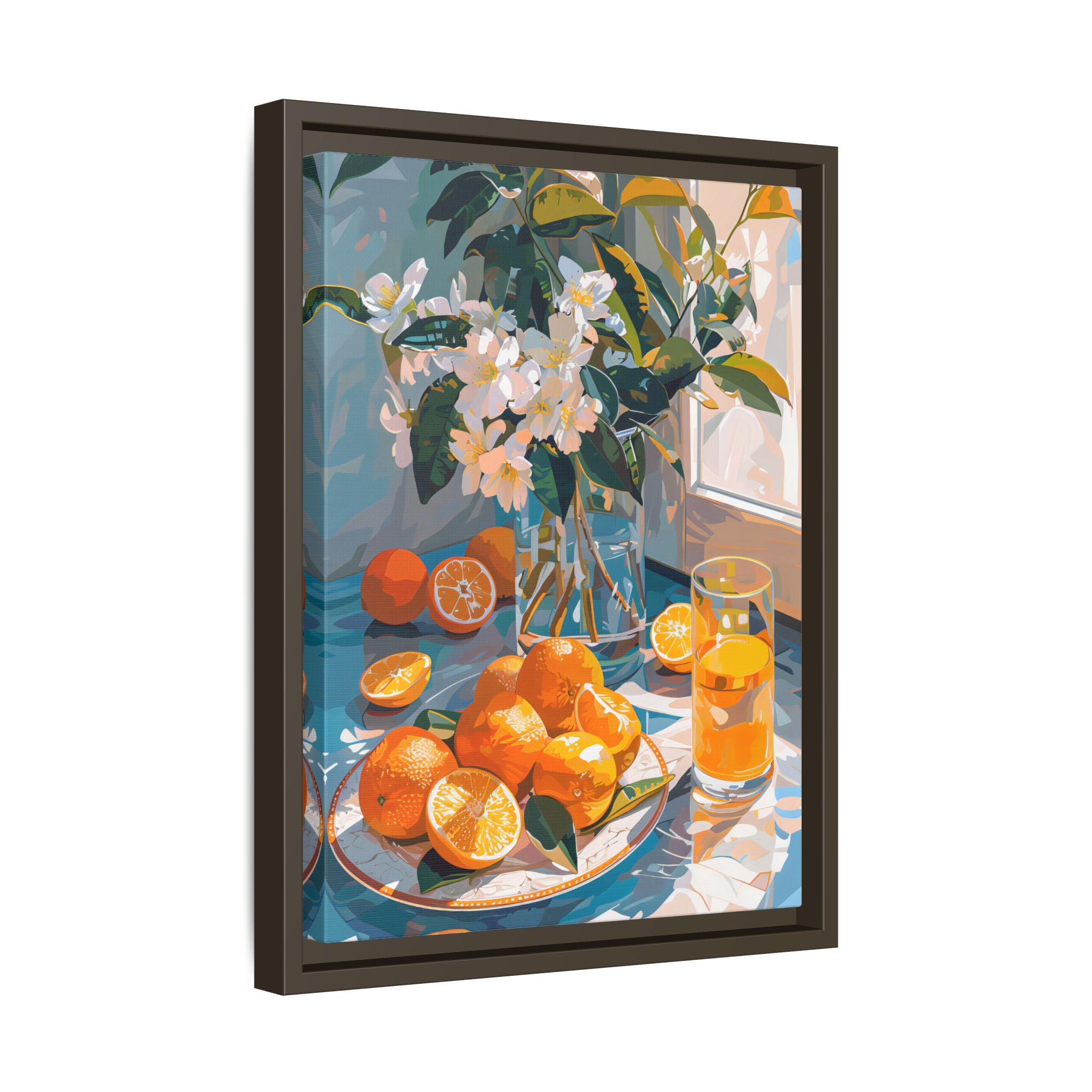 Framed Canvas - Citrus Blossom Morning