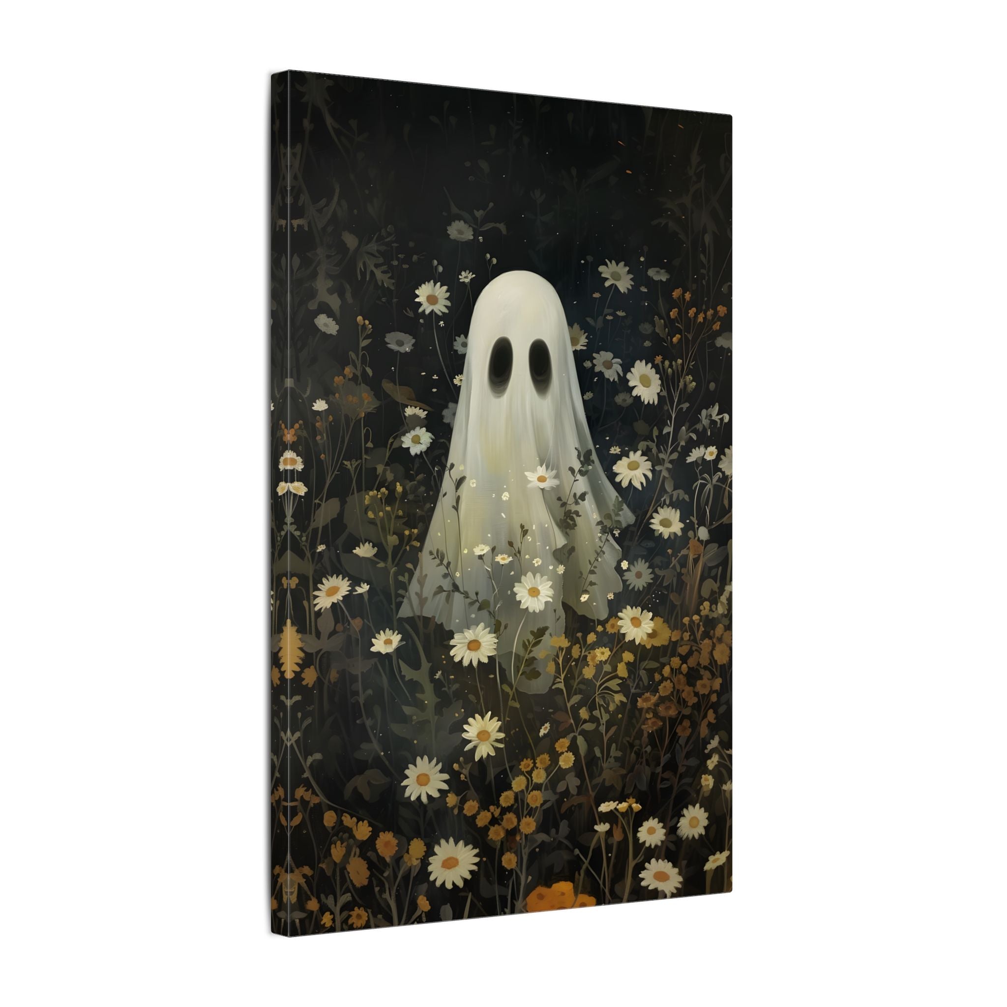 .75" Matte Canvas - Daisy Meadow Ghost