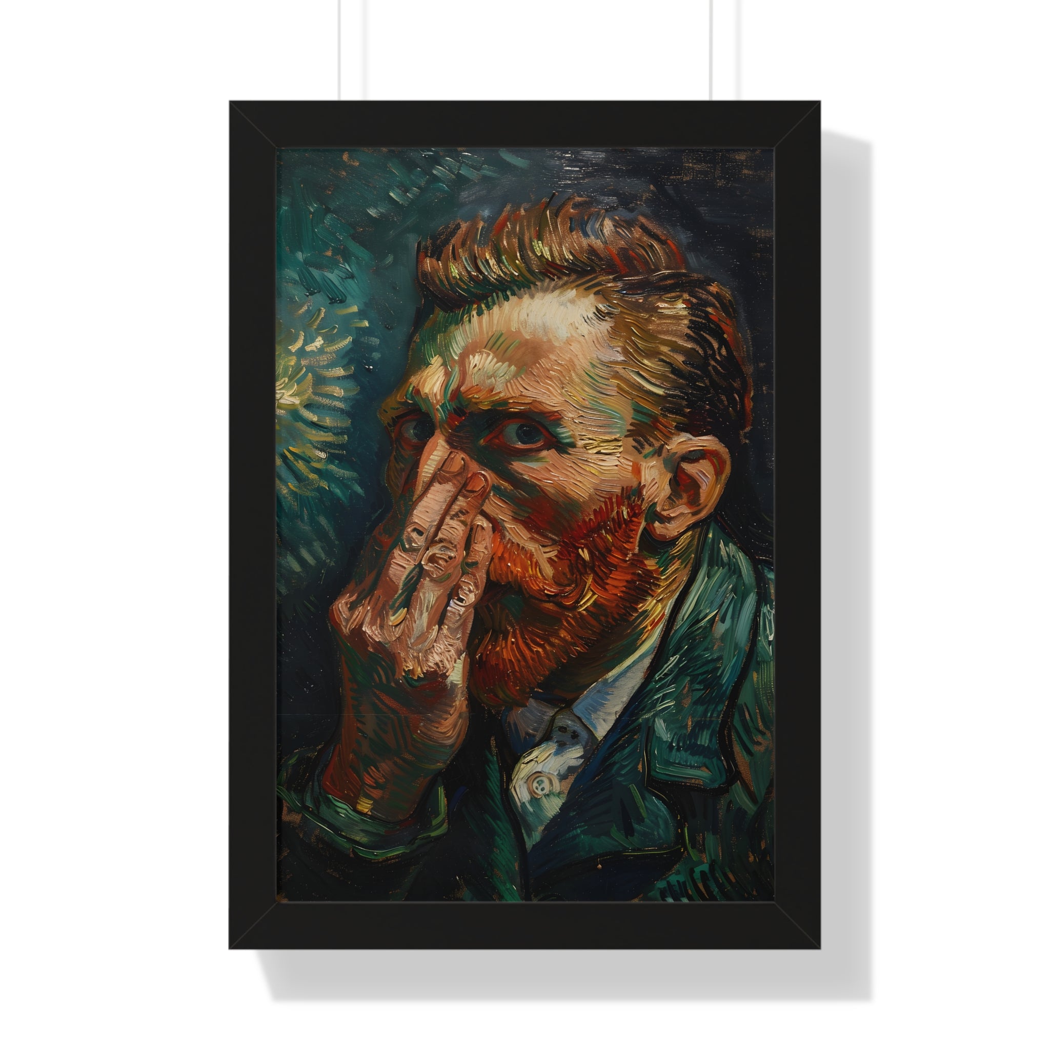 Framed Paper Print - Van Gogh Stinky Glare