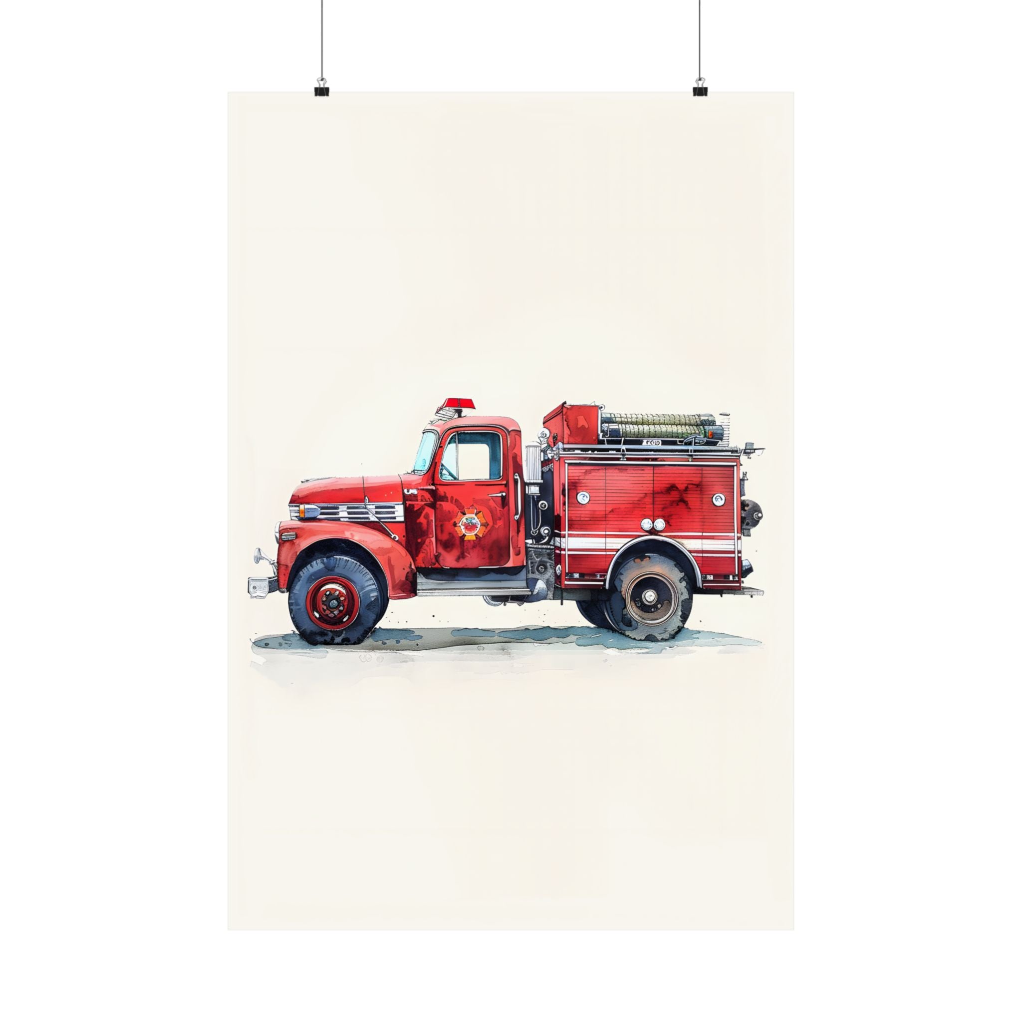 Vintage Firetruck Nursery