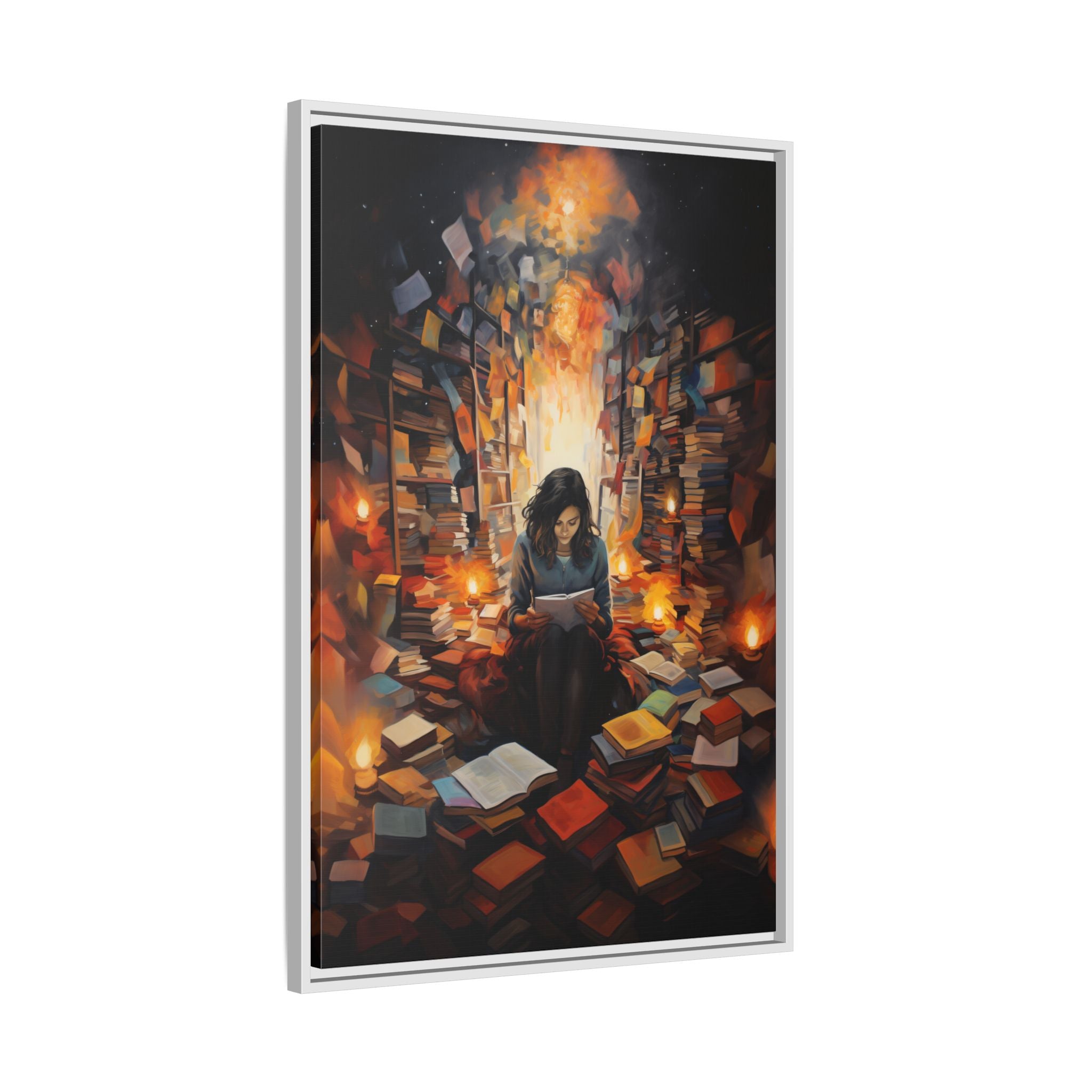 Framed Canvas - The Sanctuary of Stories