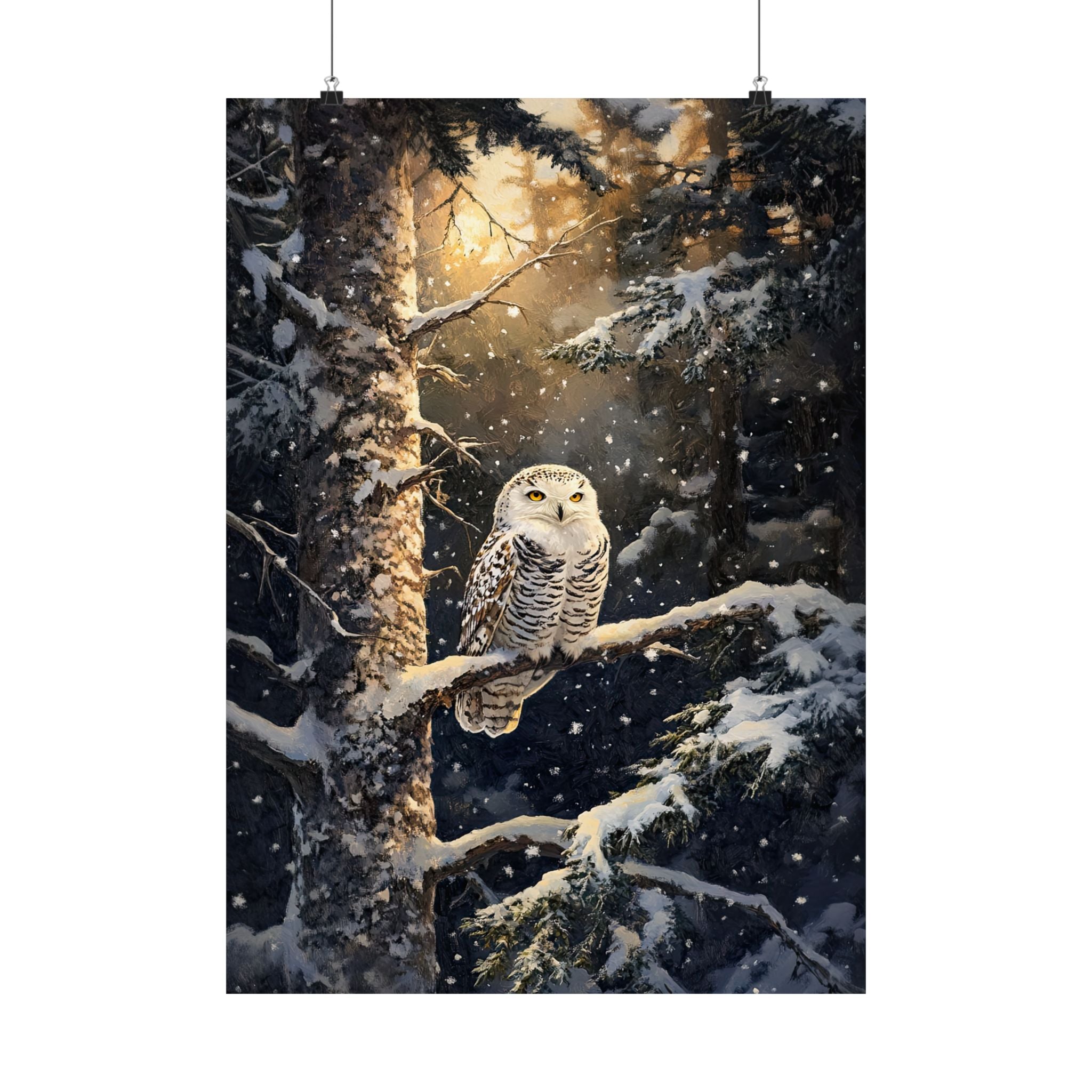 Silent Gaze Snow Owl