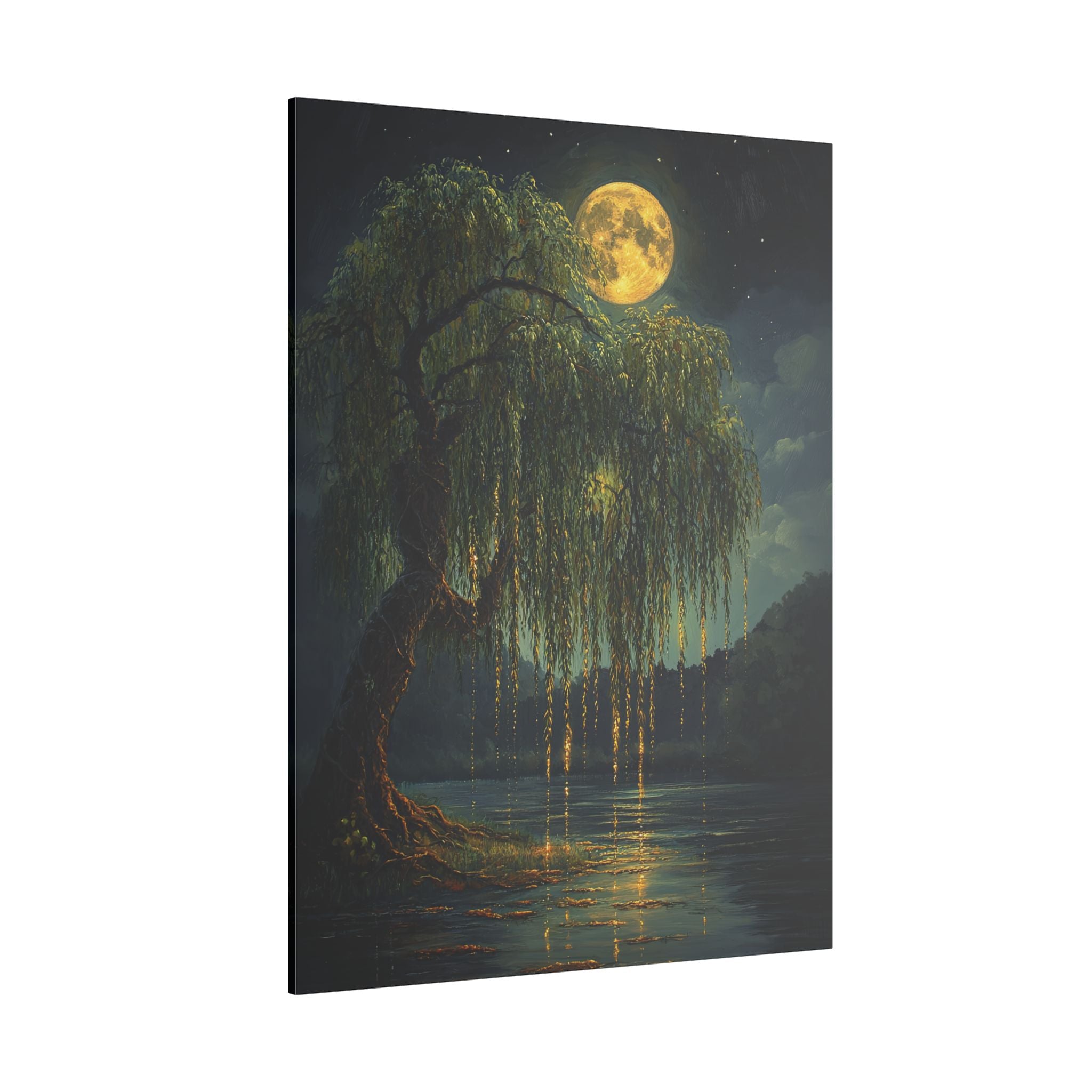 .75" Matte Canvas - Moonlit Willow Glow