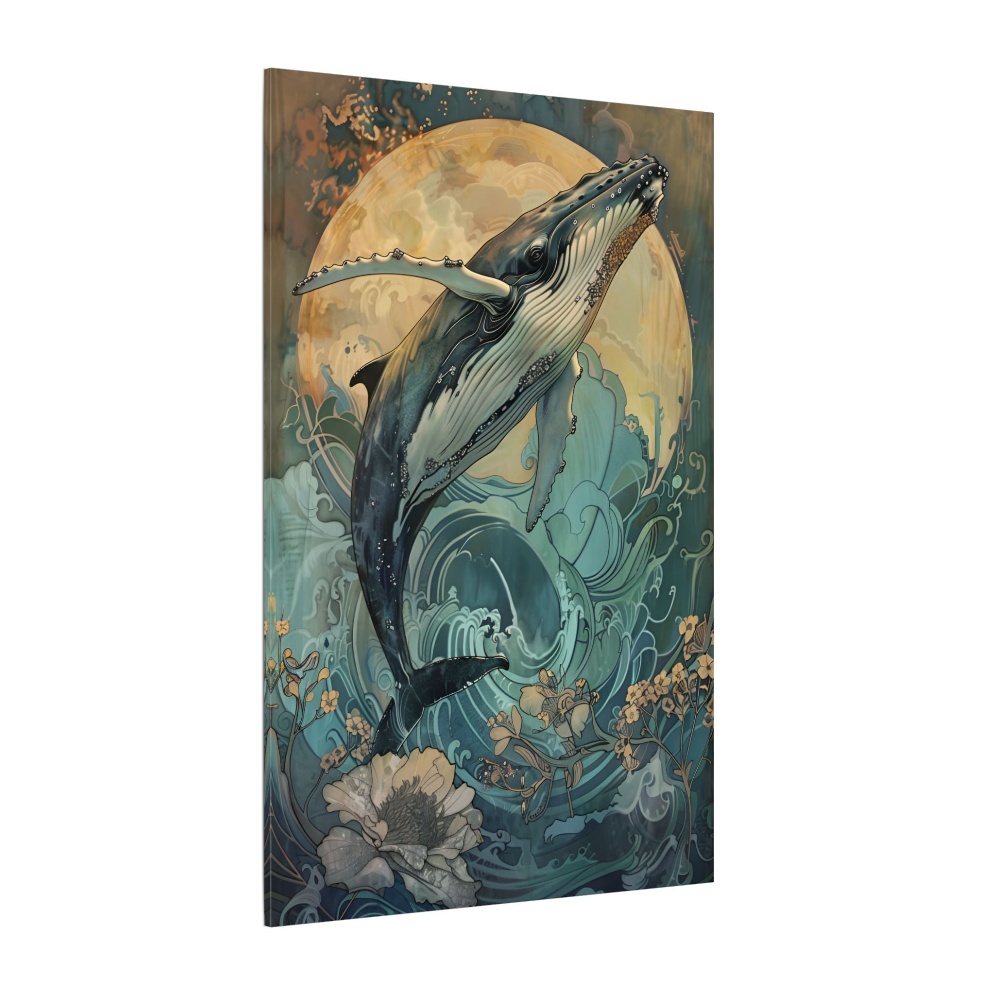 .75" Matte Canvas - Moonrise Humpback Bloom