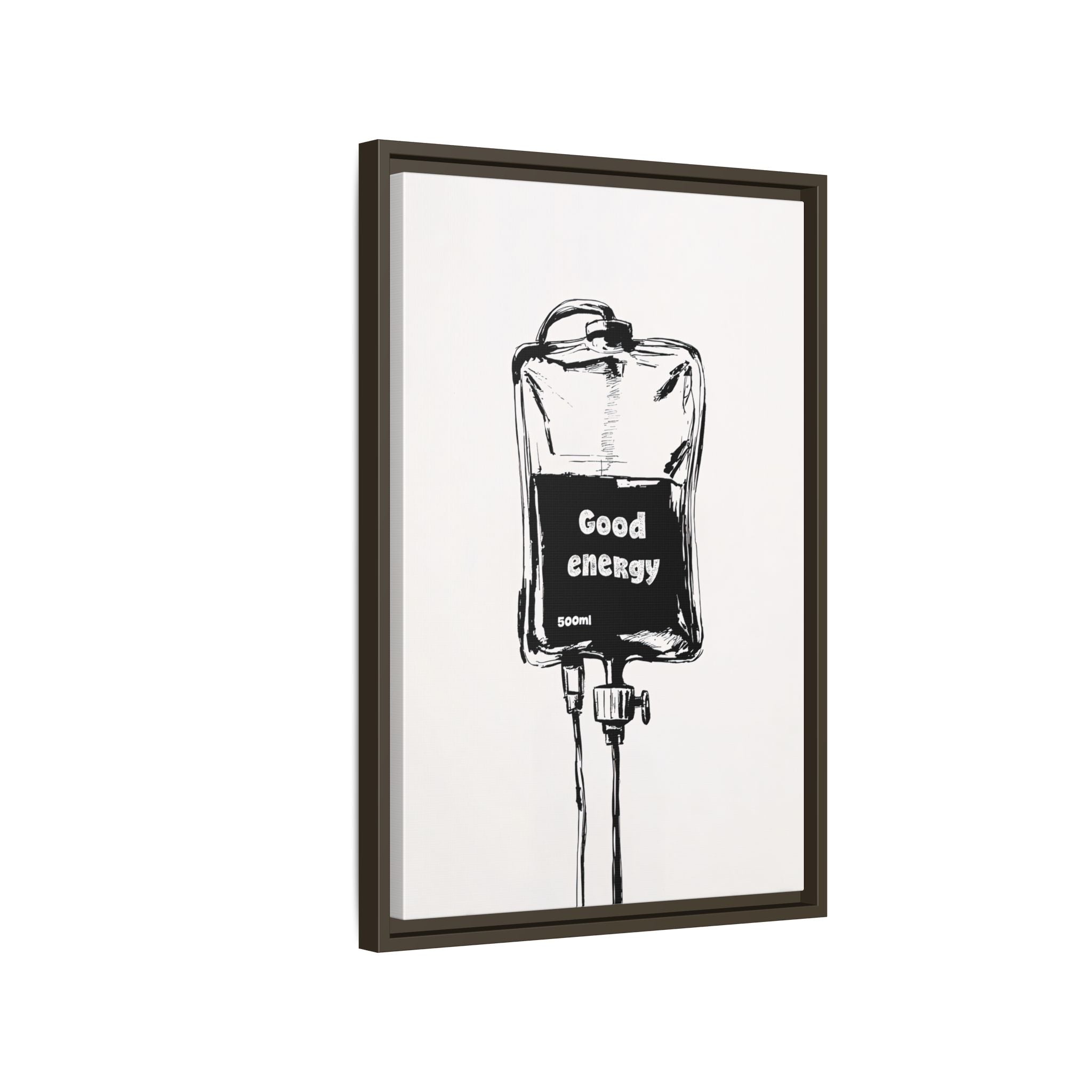 Framed Canvas - Good Energy IV Bag