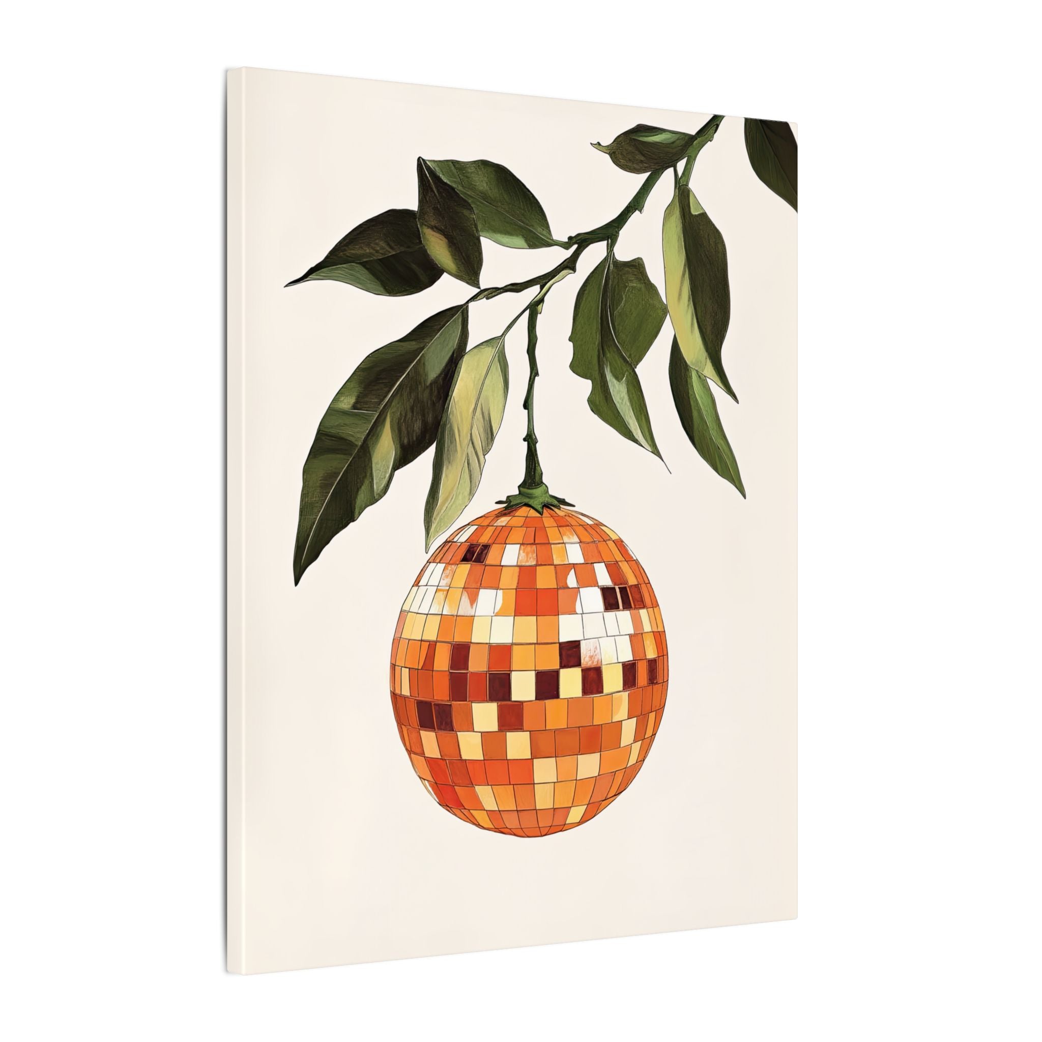 .75" Matte Canvas - Citrus Disco Glow Drop