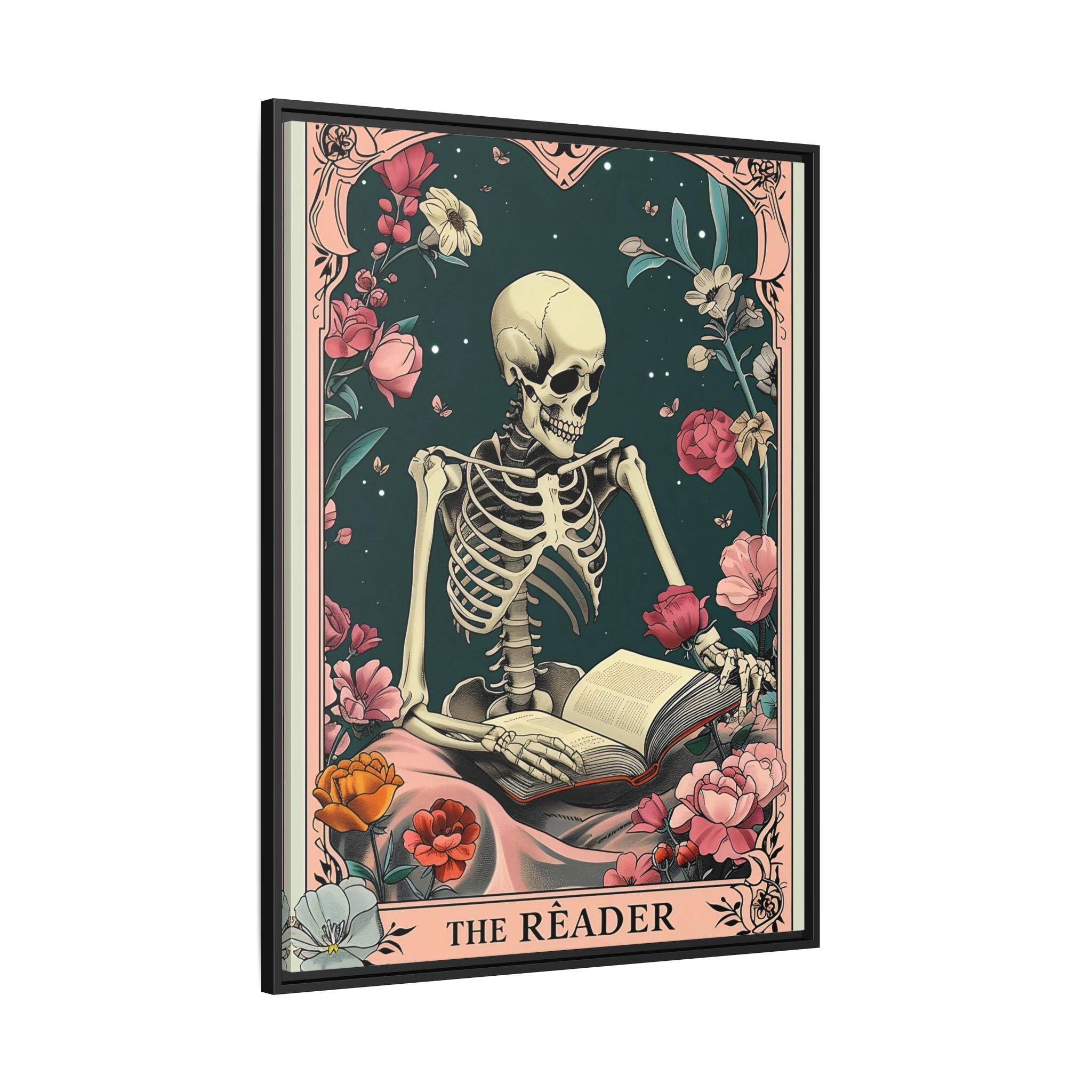Framed Canvas - The Eternal Reader