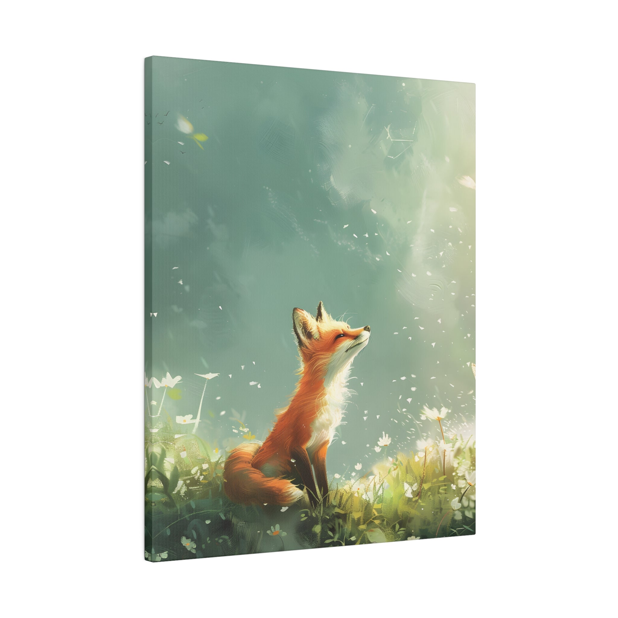 .75" Matte Canvas - Dandelion Fox Wonder