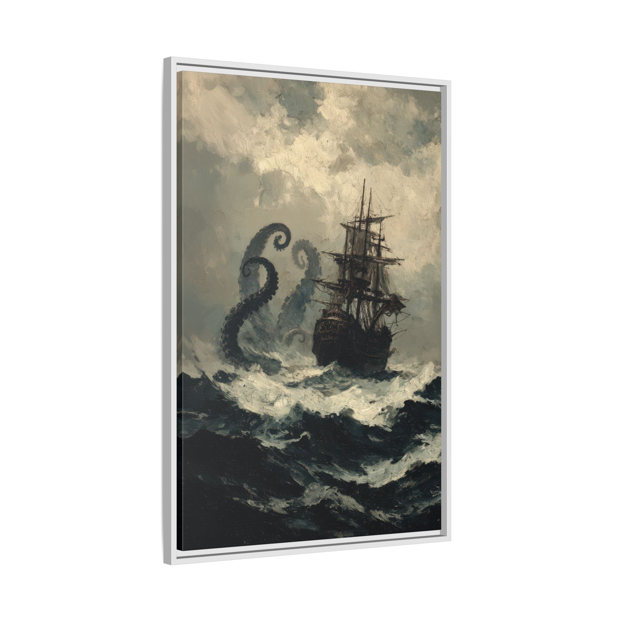 Framed Canvas - Into the Kraken’s Wake