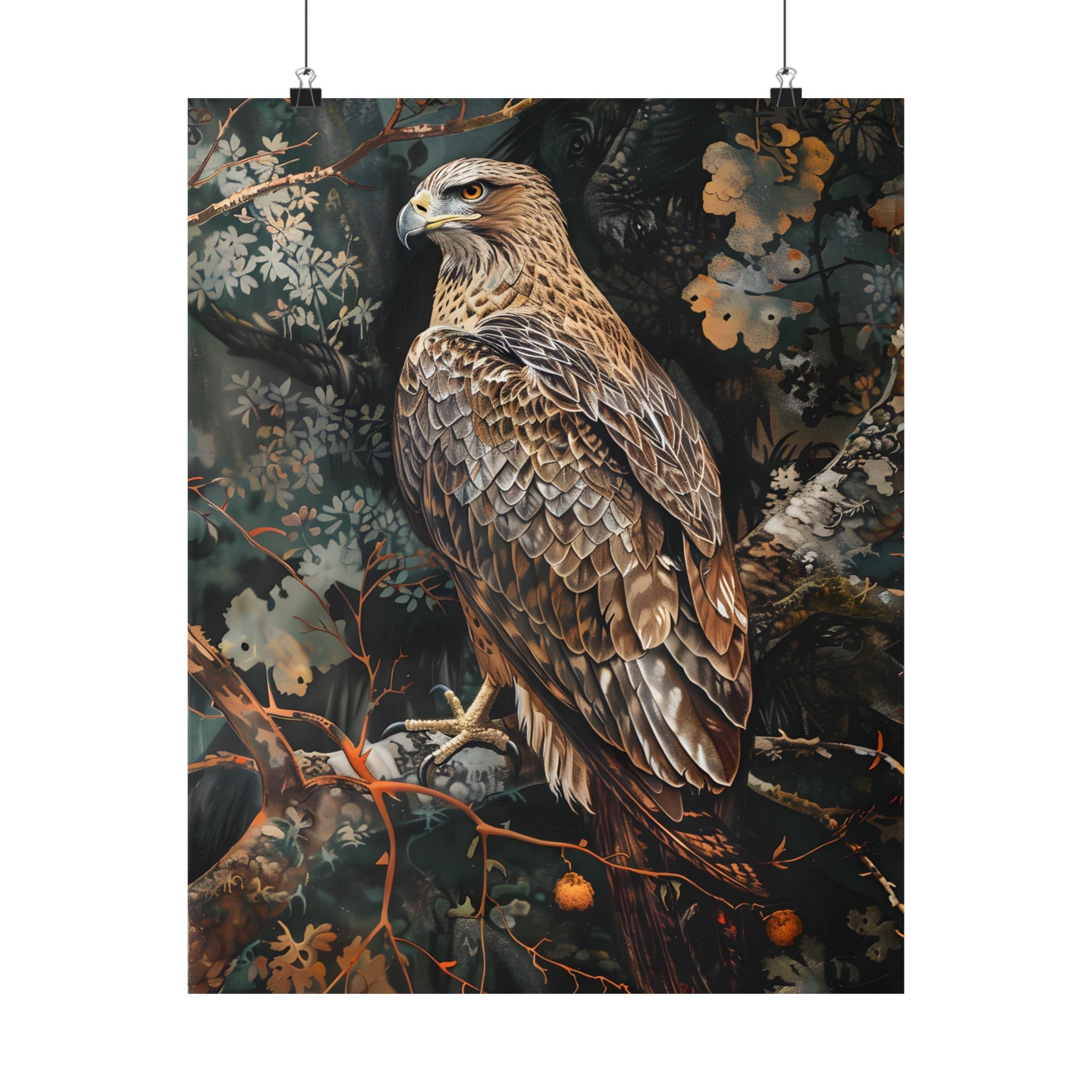 Majestic Hawk in Autumn