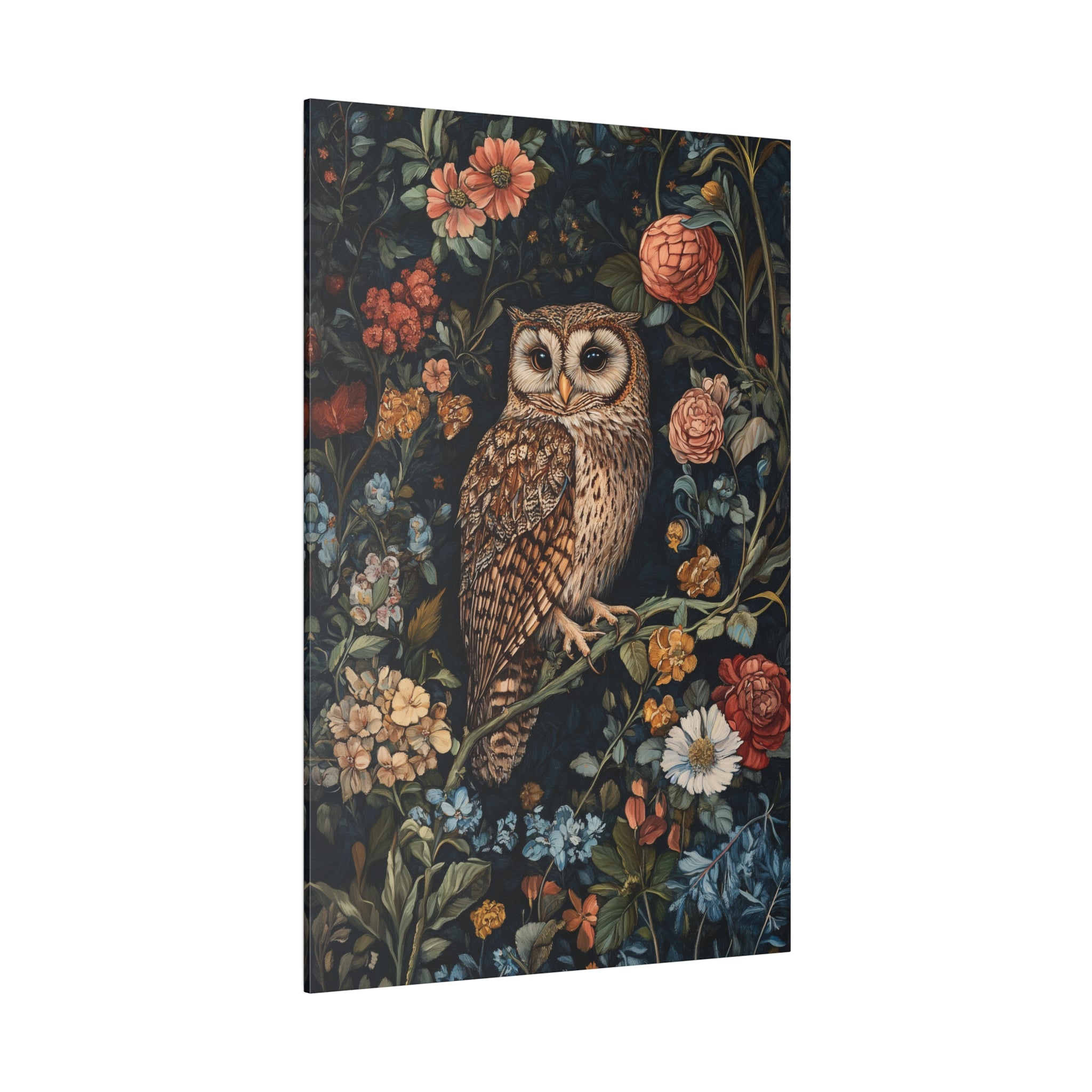 .75" Matte Canvas - Guardian of the Floral Night