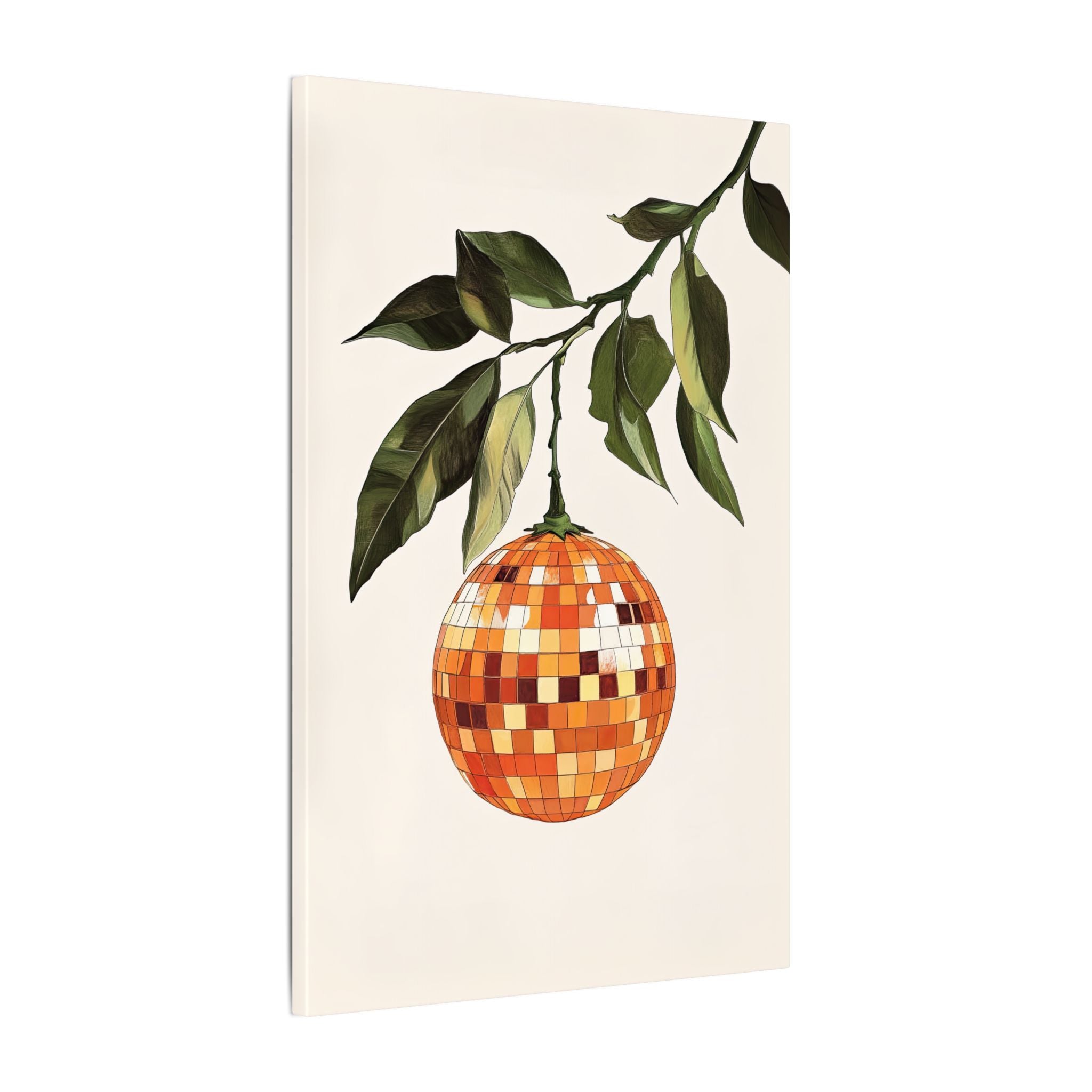 .75" Matte Canvas - Citrus Disco Glow Drop