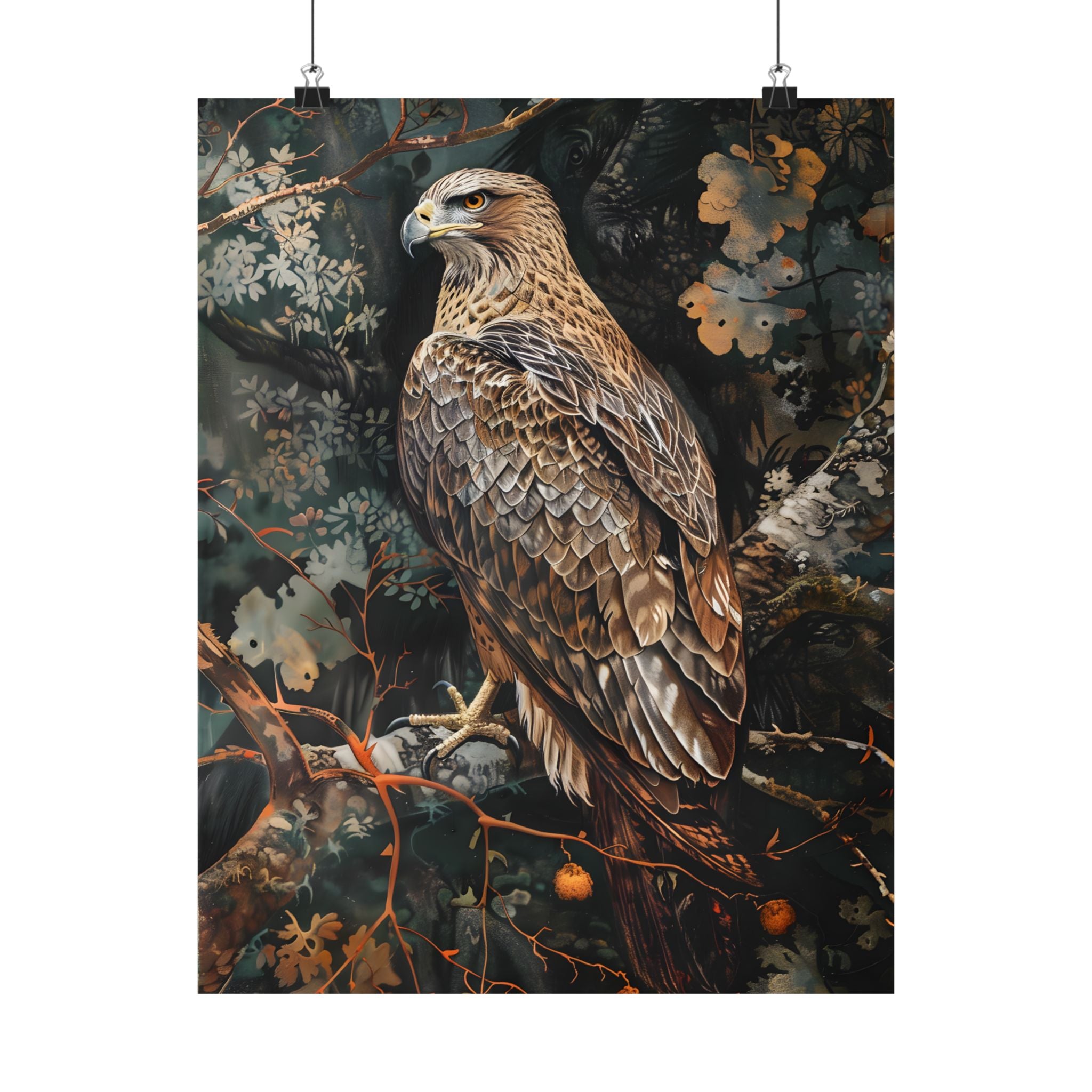 Majestic Hawk in Autumn