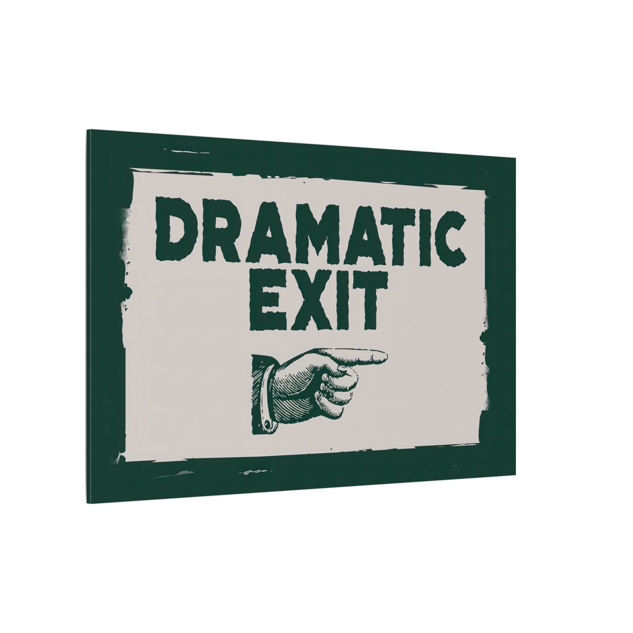 .75" Matte Canvas - Dramatic Exit Strategy