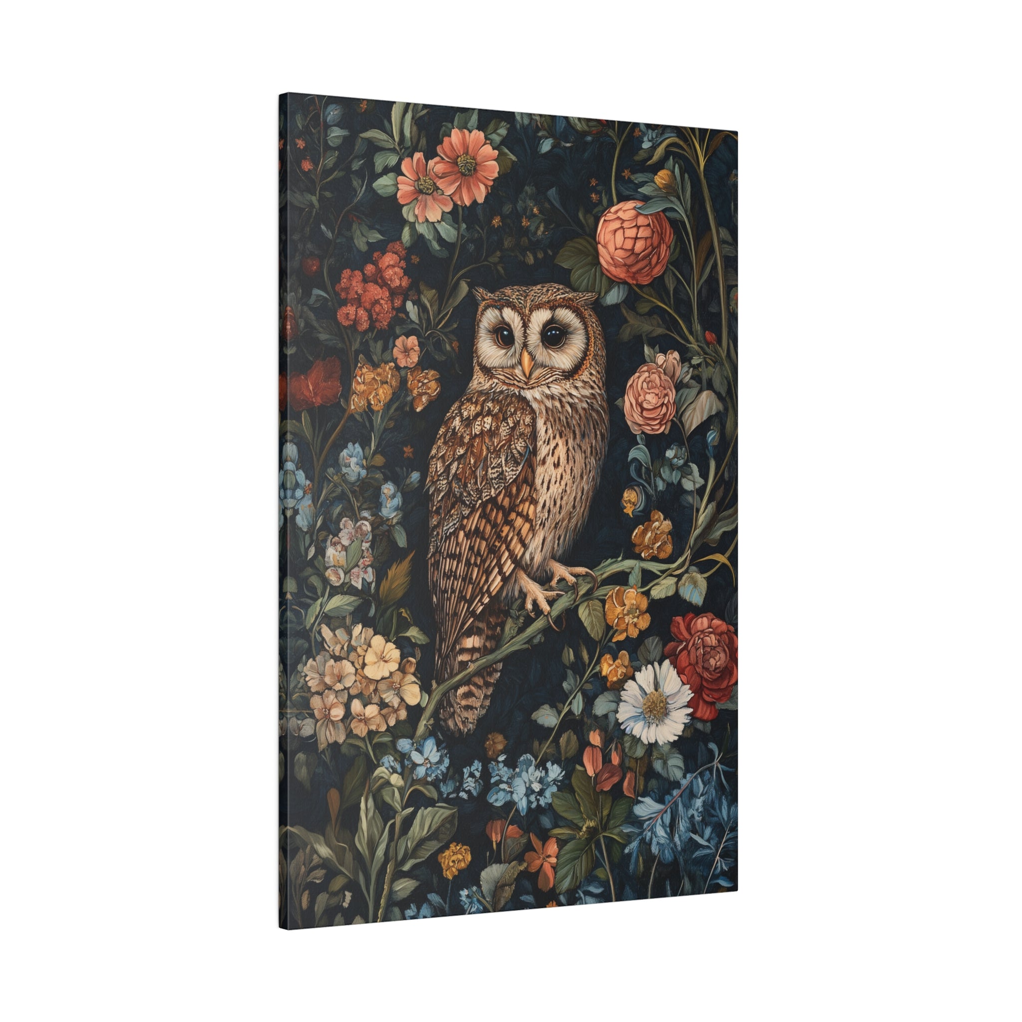 .75" Matte Canvas - Guardian of the Floral Night