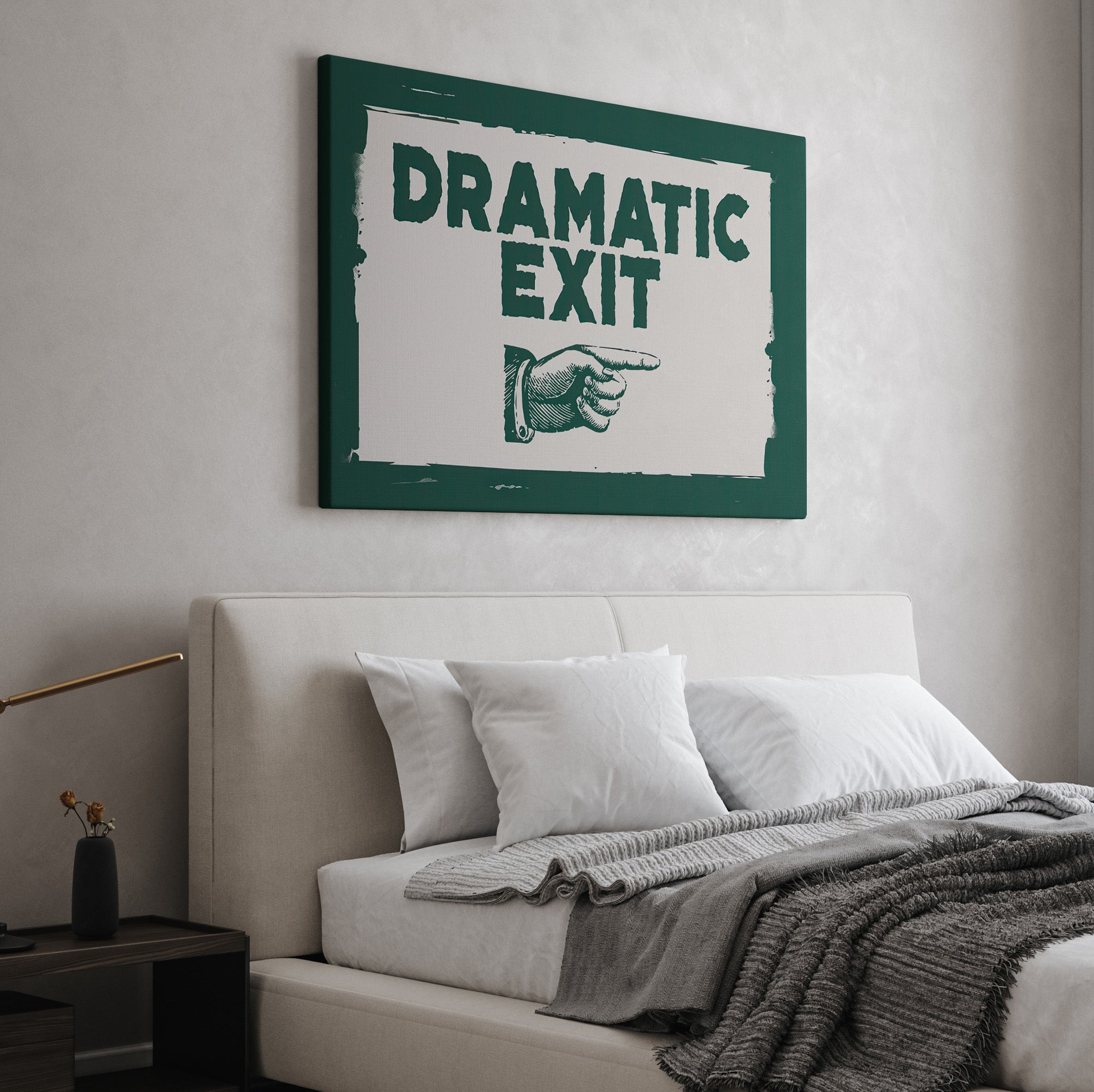 .75" Matte Canvas - Dramatic Exit Strategy