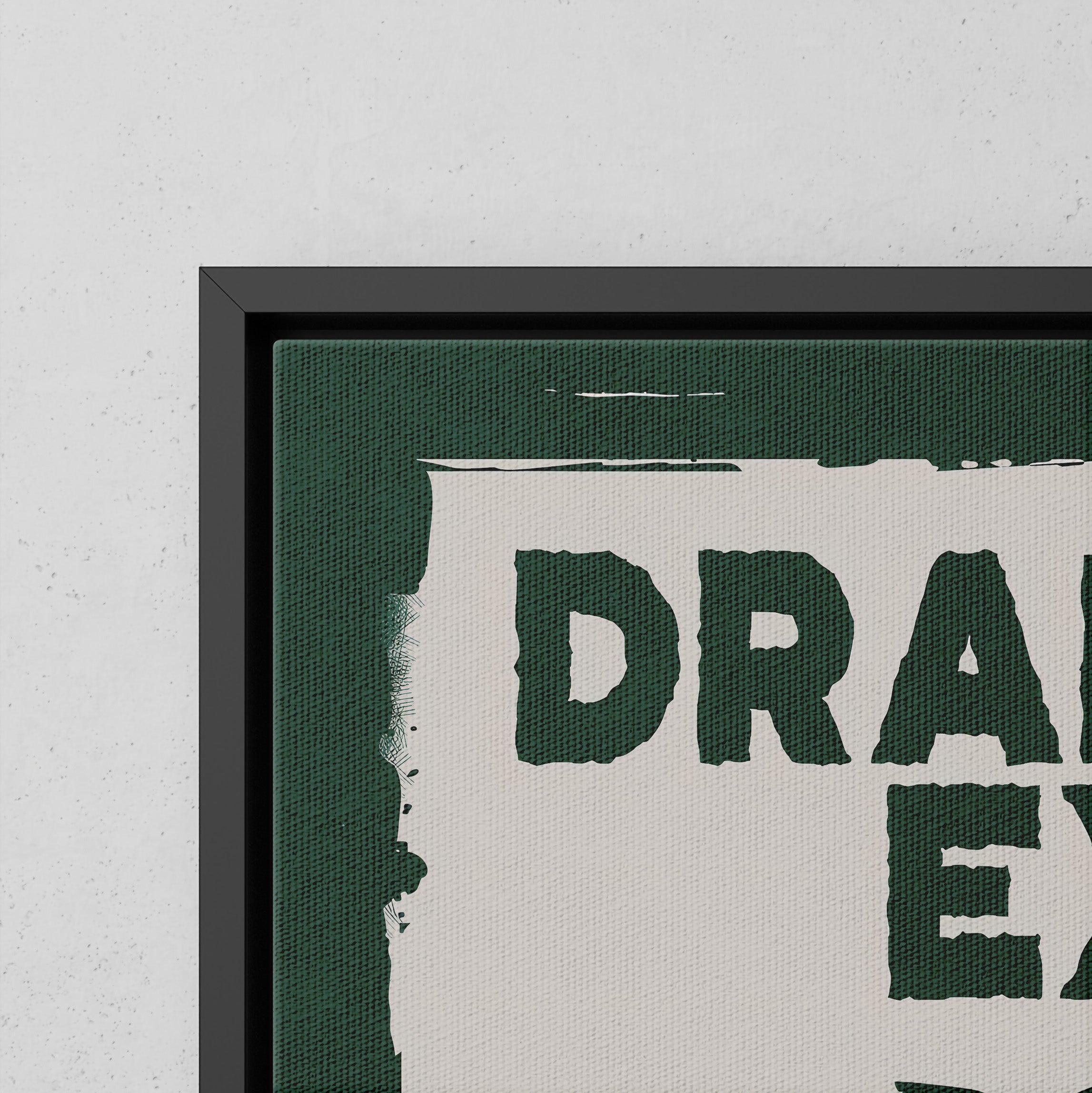 Framed Canvas - Dramatic Exit Strategy