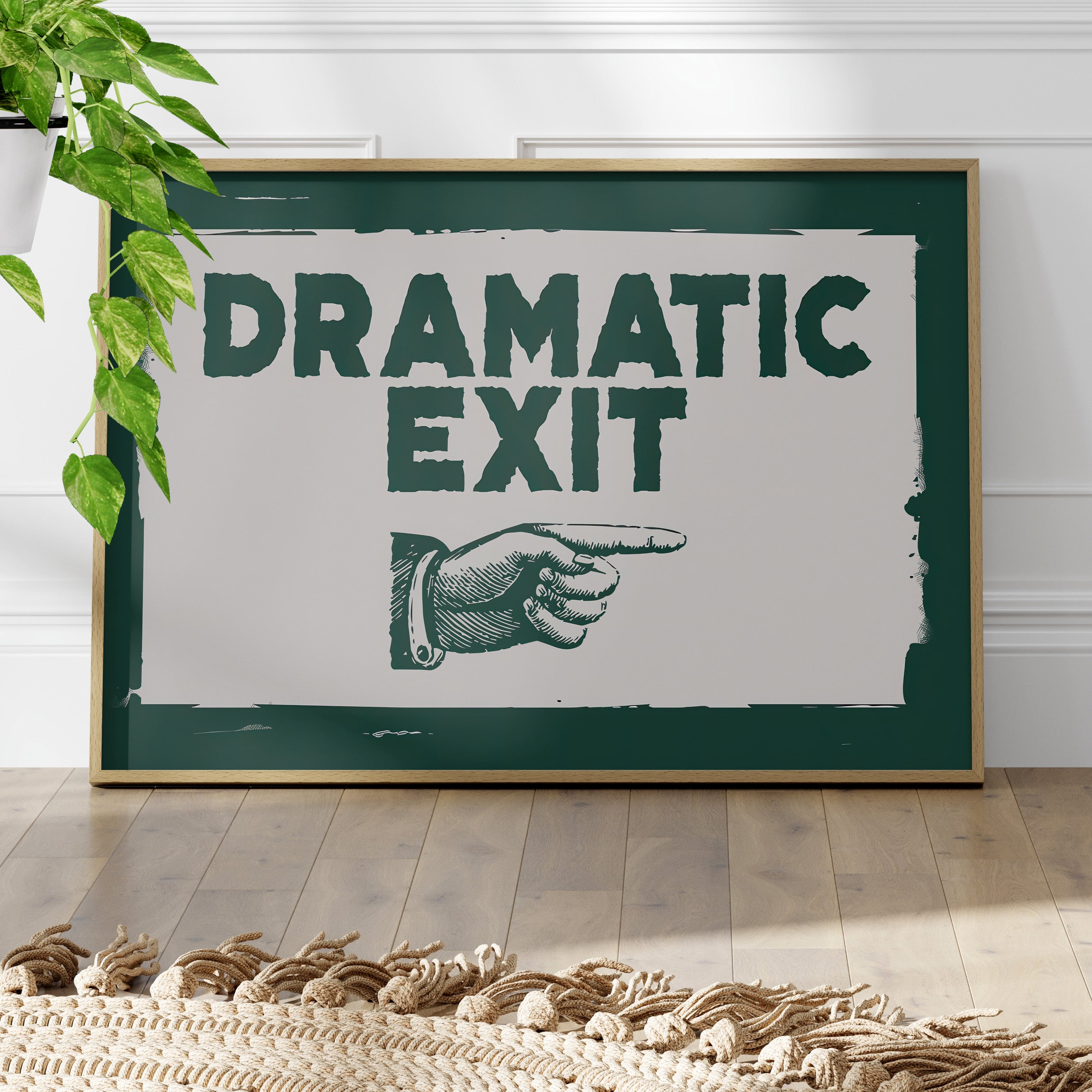 Dramatic Exit Strategy