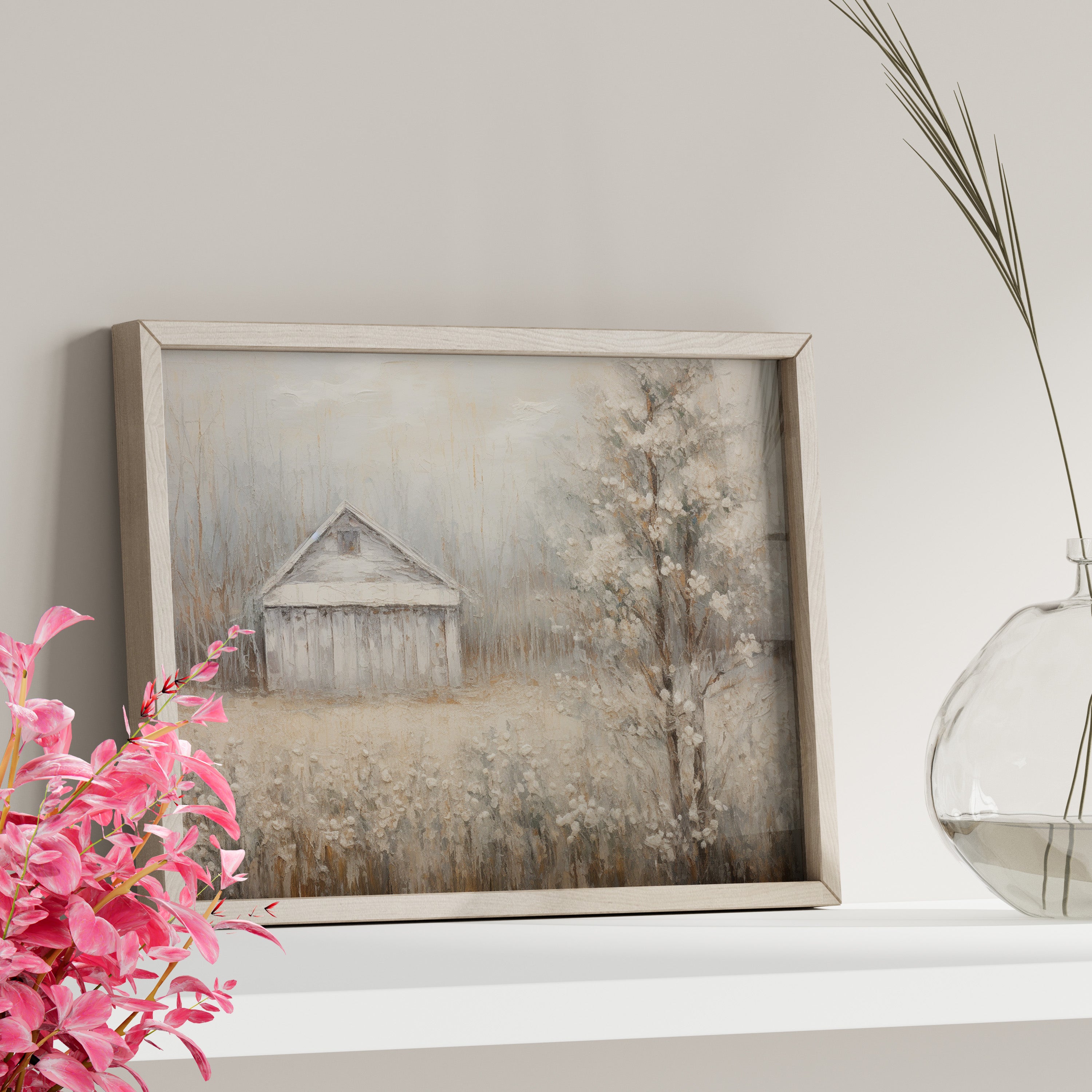 Whispers of Winter Barn