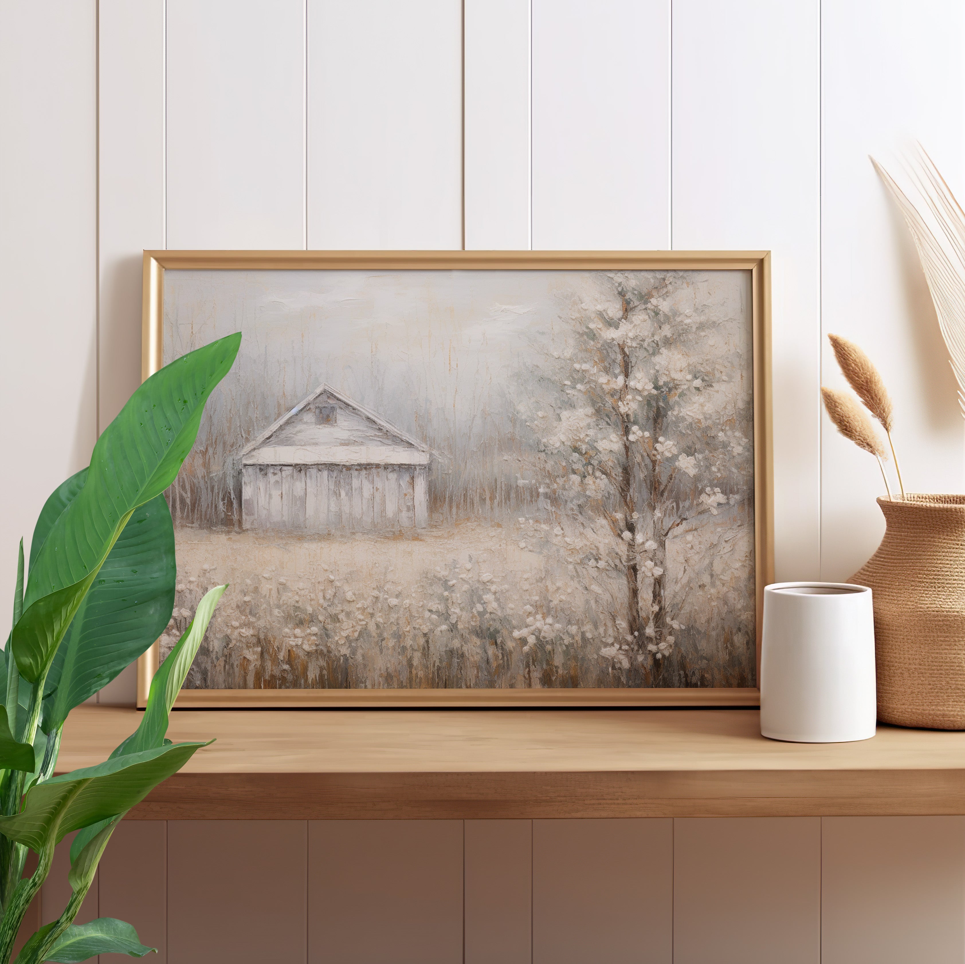 Whispers of Winter Barn
