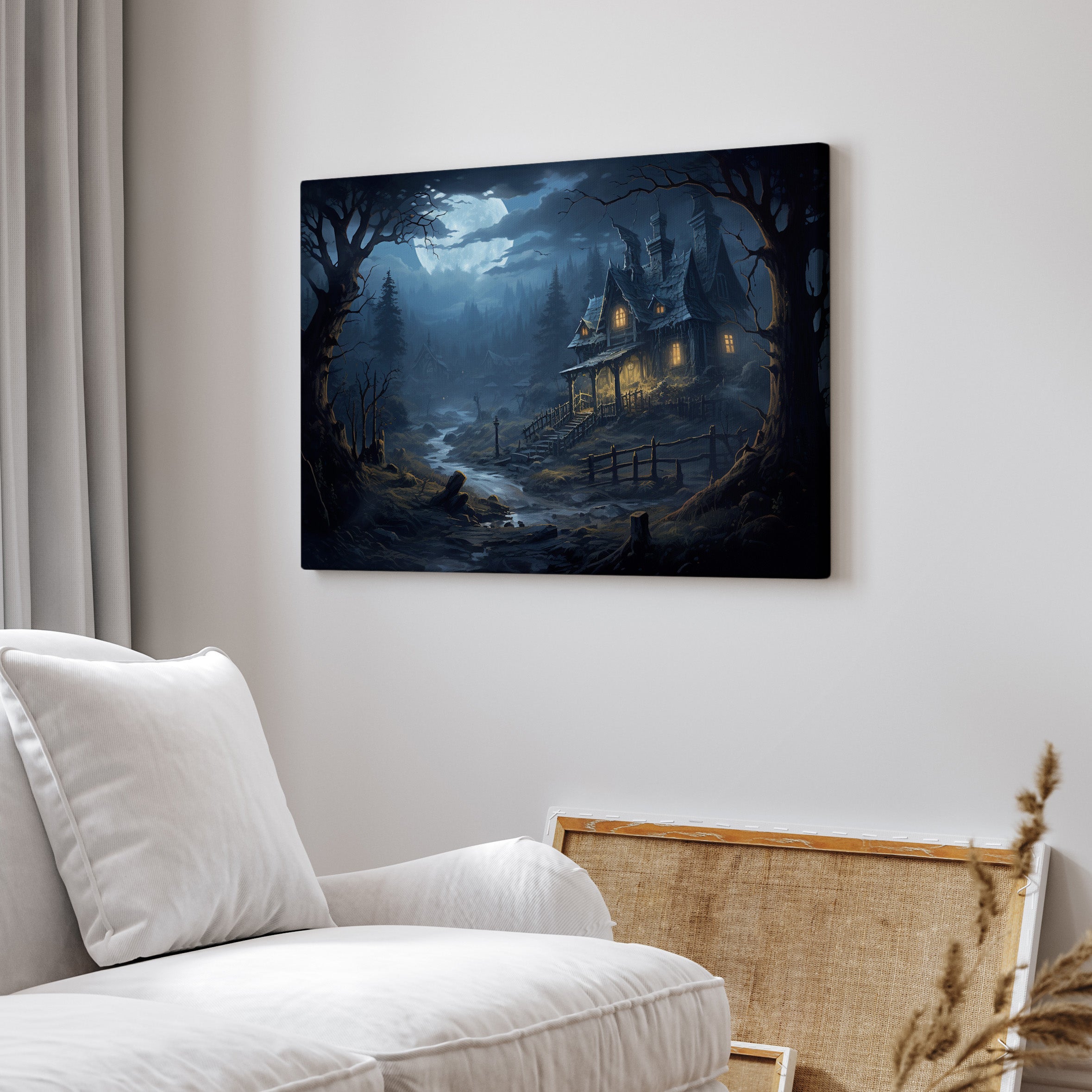 .75" Matte Canvas - Moonlit Whispers of Whimsigoth