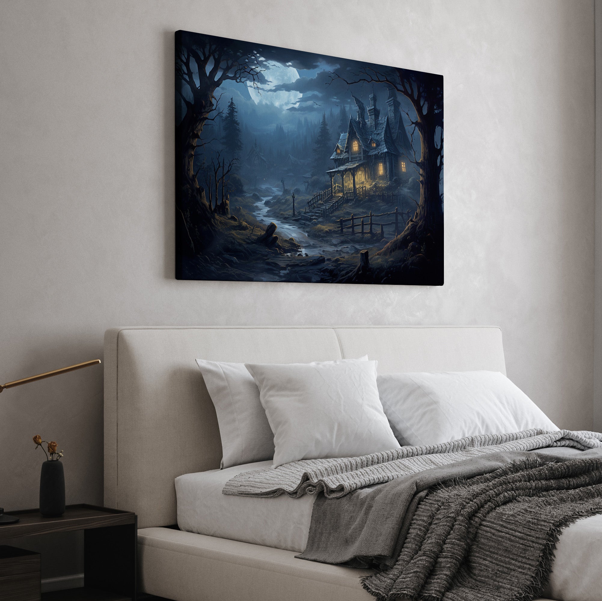 .75" Matte Canvas - Moonlit Whispers of Whimsigoth