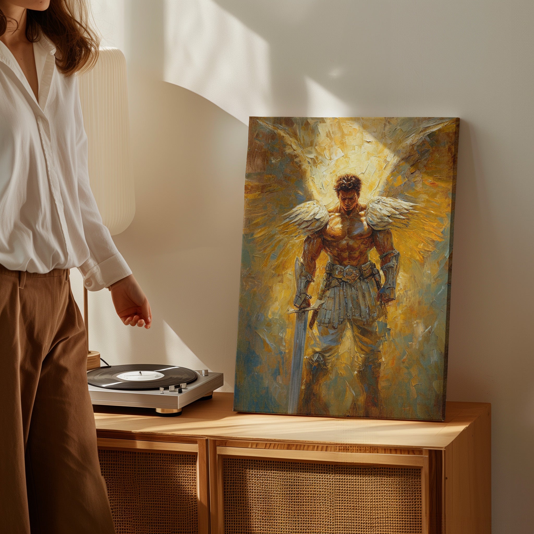 .75" Matte Canvas - Celestial Warrior&